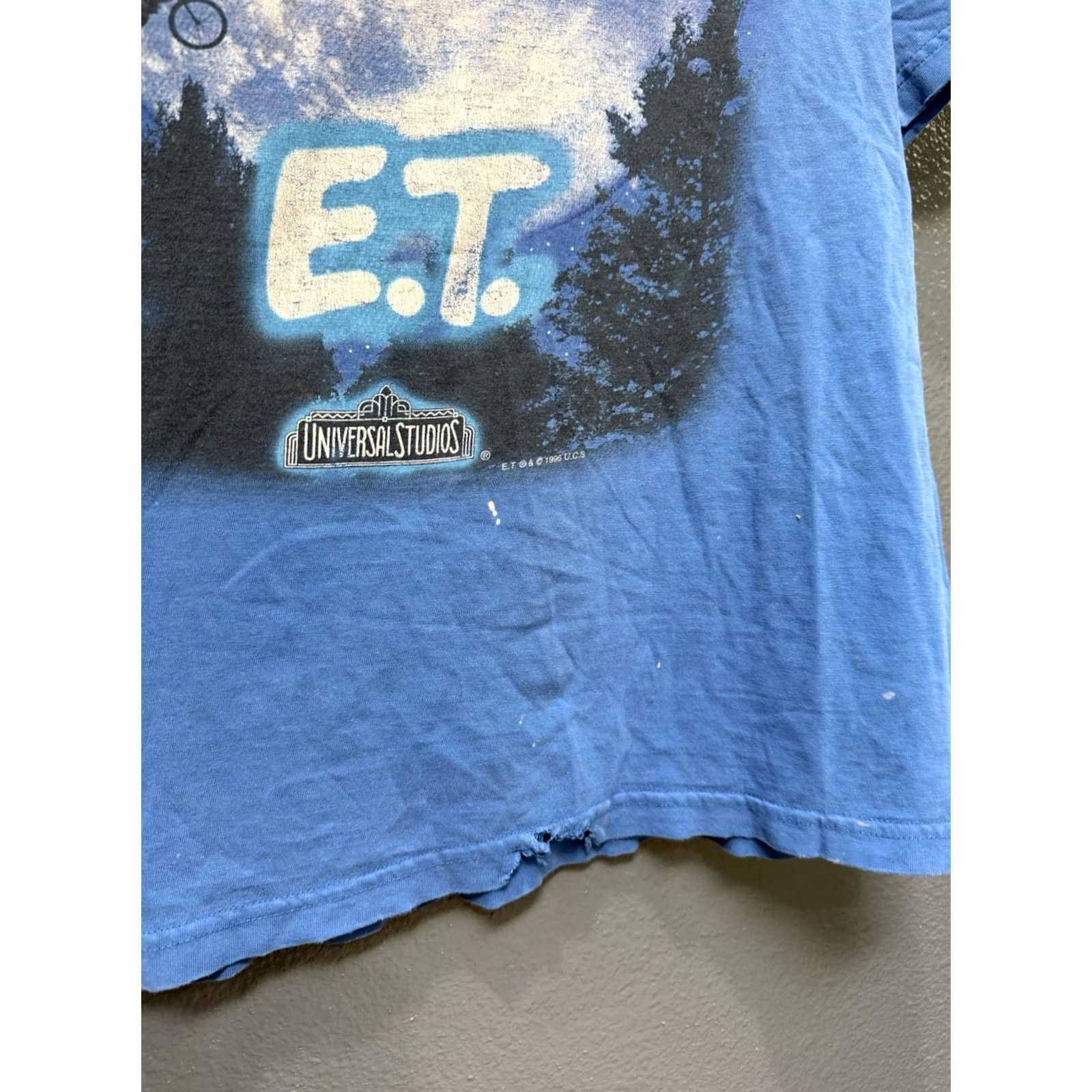 Vintage VINTAGE Universal Studios ET Blue Cotton Men's Shirt Size L 90s Size US L / EU 52-54 / 3 - 4 Thumbnail