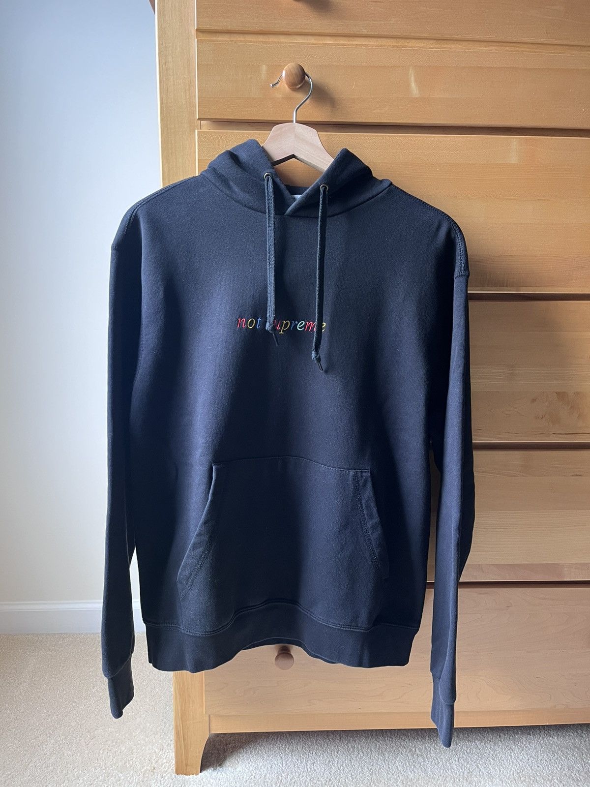 SCRT Scrt "Not Supreme" hoodie Size US S / EU 44-46 / 1 - 1 Thumbnail
