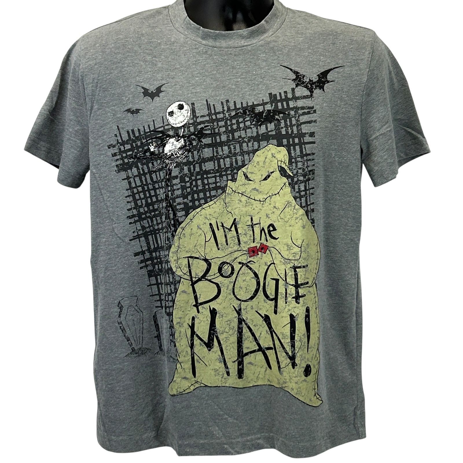 Disney Oogie Boogie T Shirt Mens M Medium Gray Size US M / EU 48-50 / 2 - 1 Thumbnail