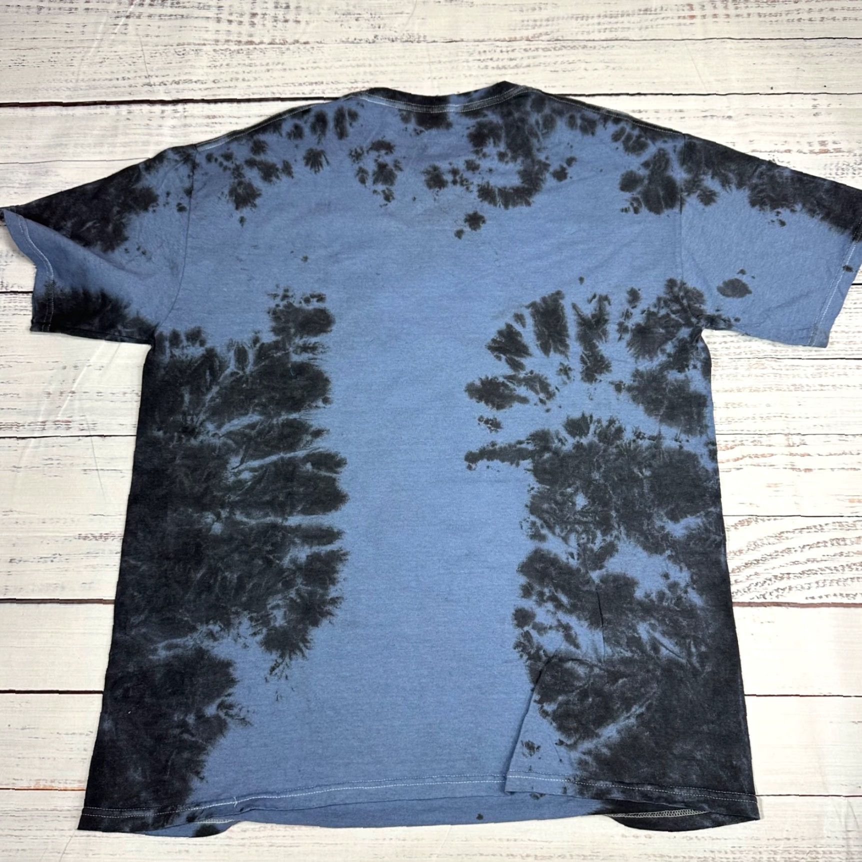 Vintage Snakepit Womens Tee Size M/L Blue 100% Cotton Slash Guitar Graphic Tie Dye Shirt Size M / US 6-8 / IT 42-44 - 4 Thumbnail