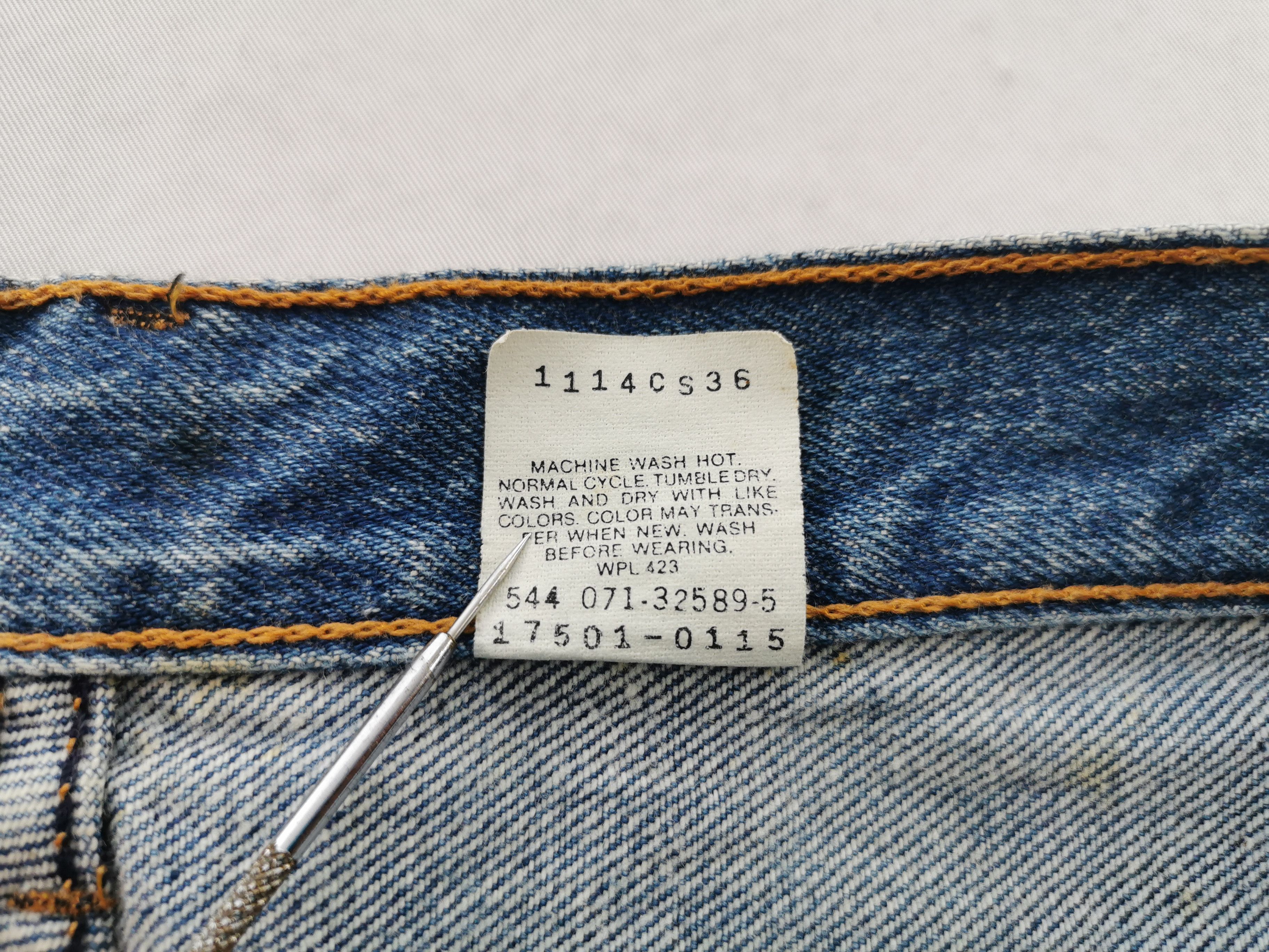 Vintage 90's Levis Lot 501 Denim Jeans Made In