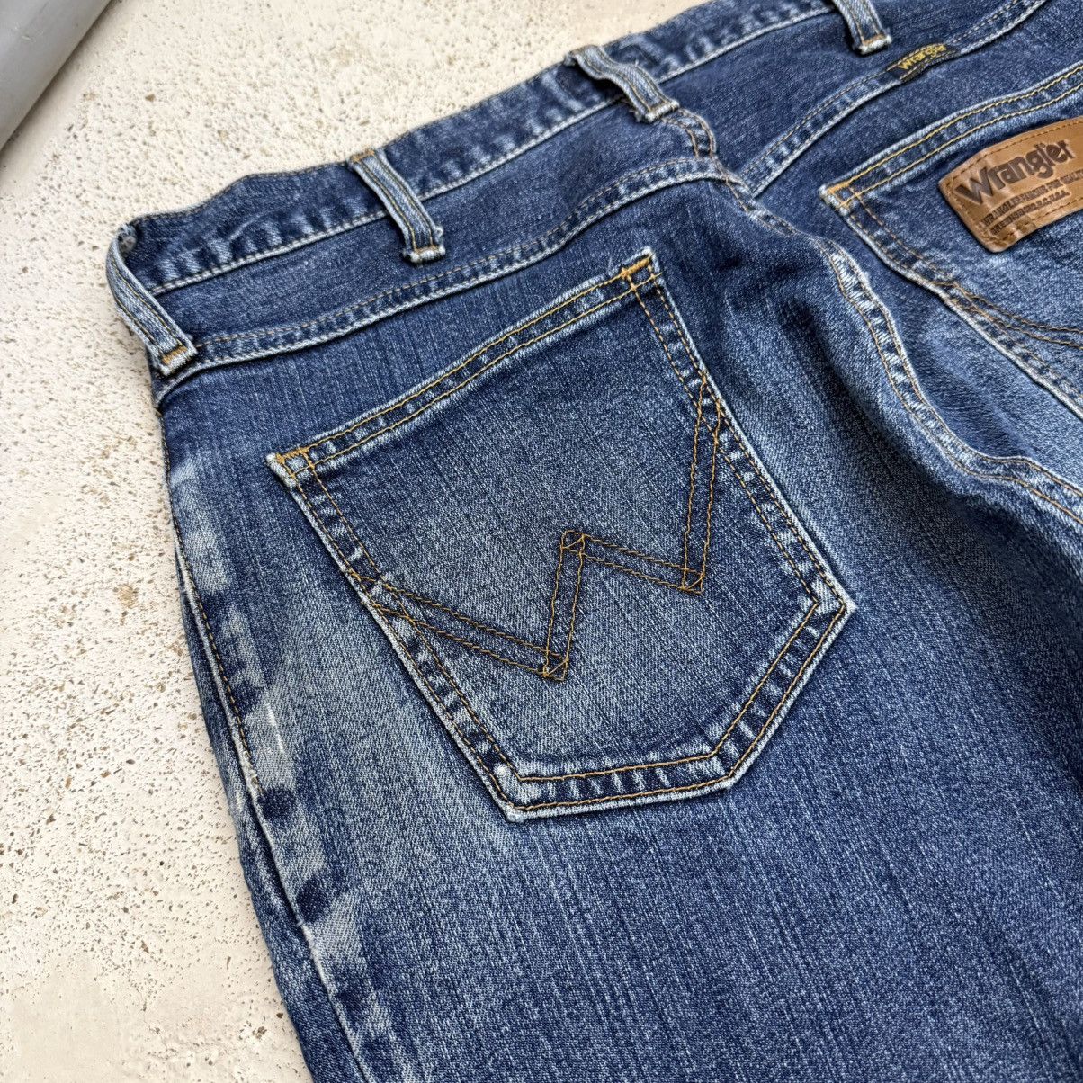 Wrangler Wrangler Patch Repaired YKK 45 Denim Pants Size US 30 / EU 46 - 11 Thumbnail