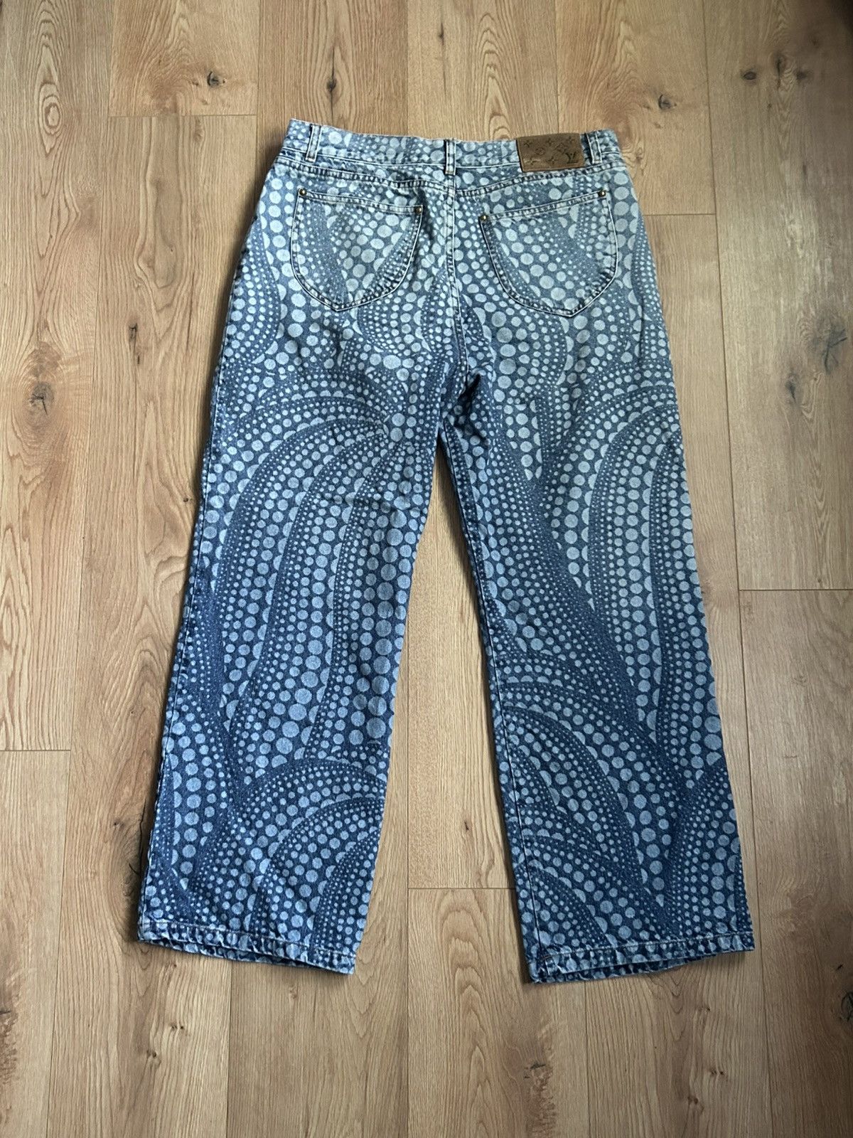 Yayoi Kusama Louis Vuitton Yayoi Kusama 23AW Allover Pumpkin Denim Size US 32 / EU 48 - 3 Thumbnail