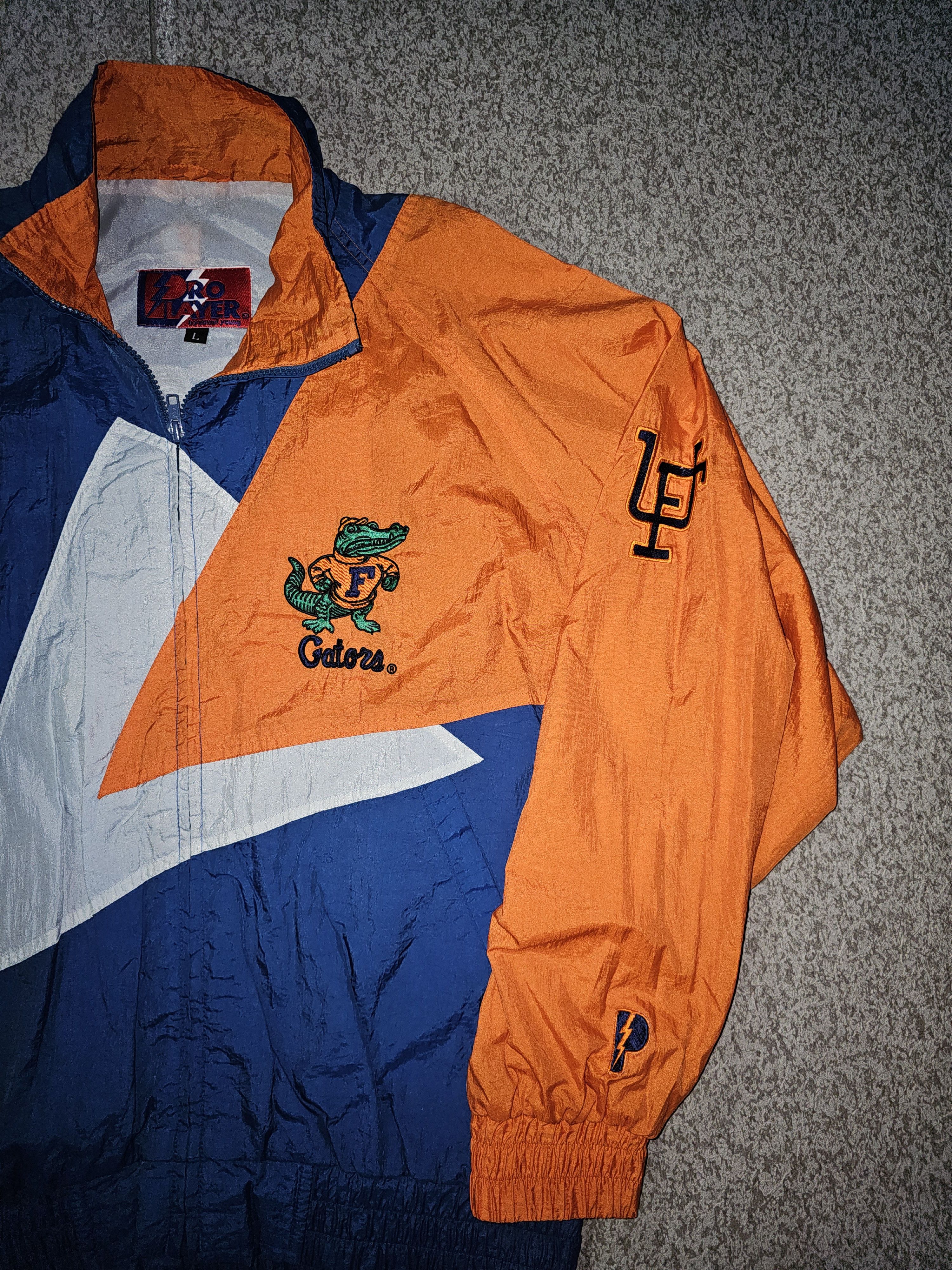 Pro Player × Vintage Crazy Vintage Pro Player Florida Gators Zip Up Windbreaker Size US L / EU 52-54 / 3 - 3 Thumbnail