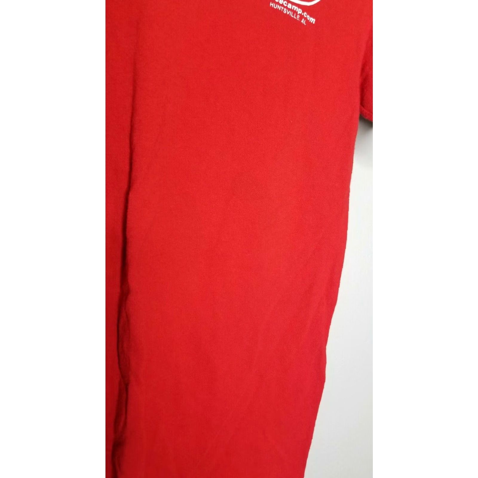Delta VINTAGE Delta T-Shirt Space Camp Double-Sided Red Adult Small Distressed Men/Women? (Need to choose gender) Size US S / EU 44-46 / 1 - 3 Thumbnail