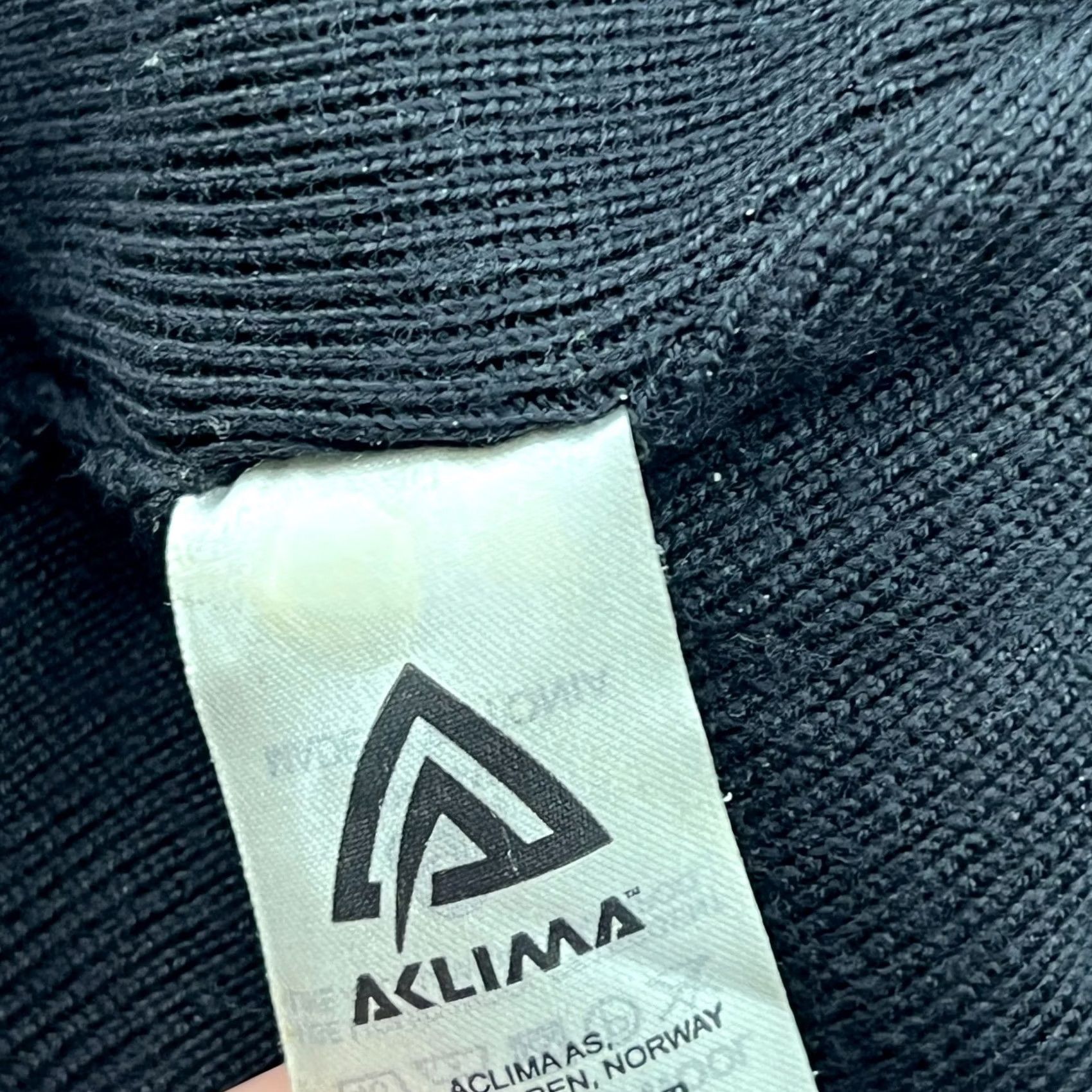 Vintage Aclima Beanie Hat One Size 100% Merino Wool Black Thermal Knit Beanie Unisex Adults Mens Womens Size ONE SIZE - 7 Thumbnail