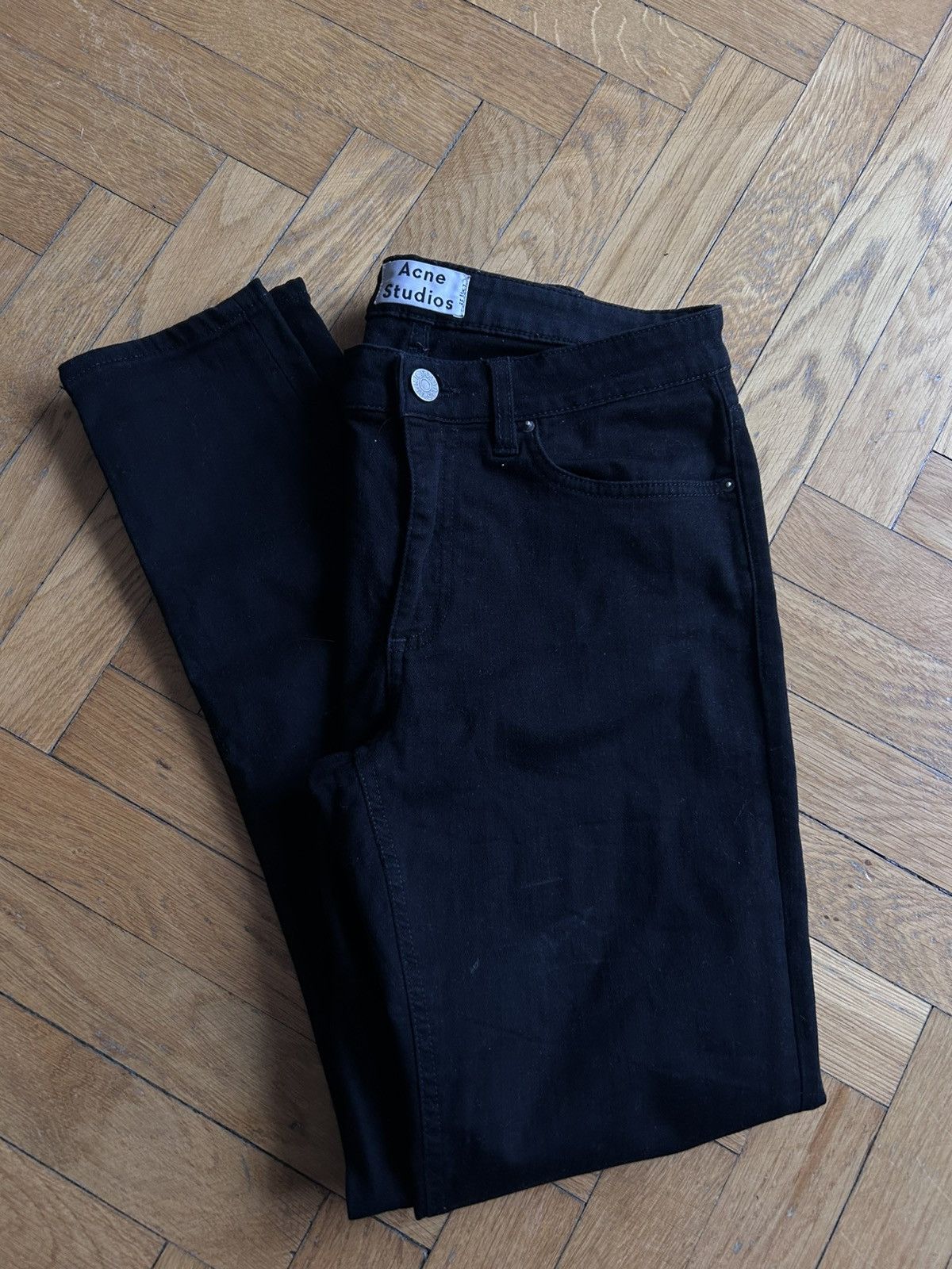 Acne Studios Black skinny jeans Acne Studios Size 28" / US 6 / IT 42 - 6 Thumbnail