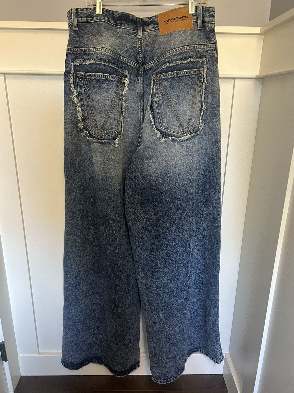 Vetements Vetements baggy patched knee distressed jeans Size US 34 / EU 50 - 2 Thumbnail