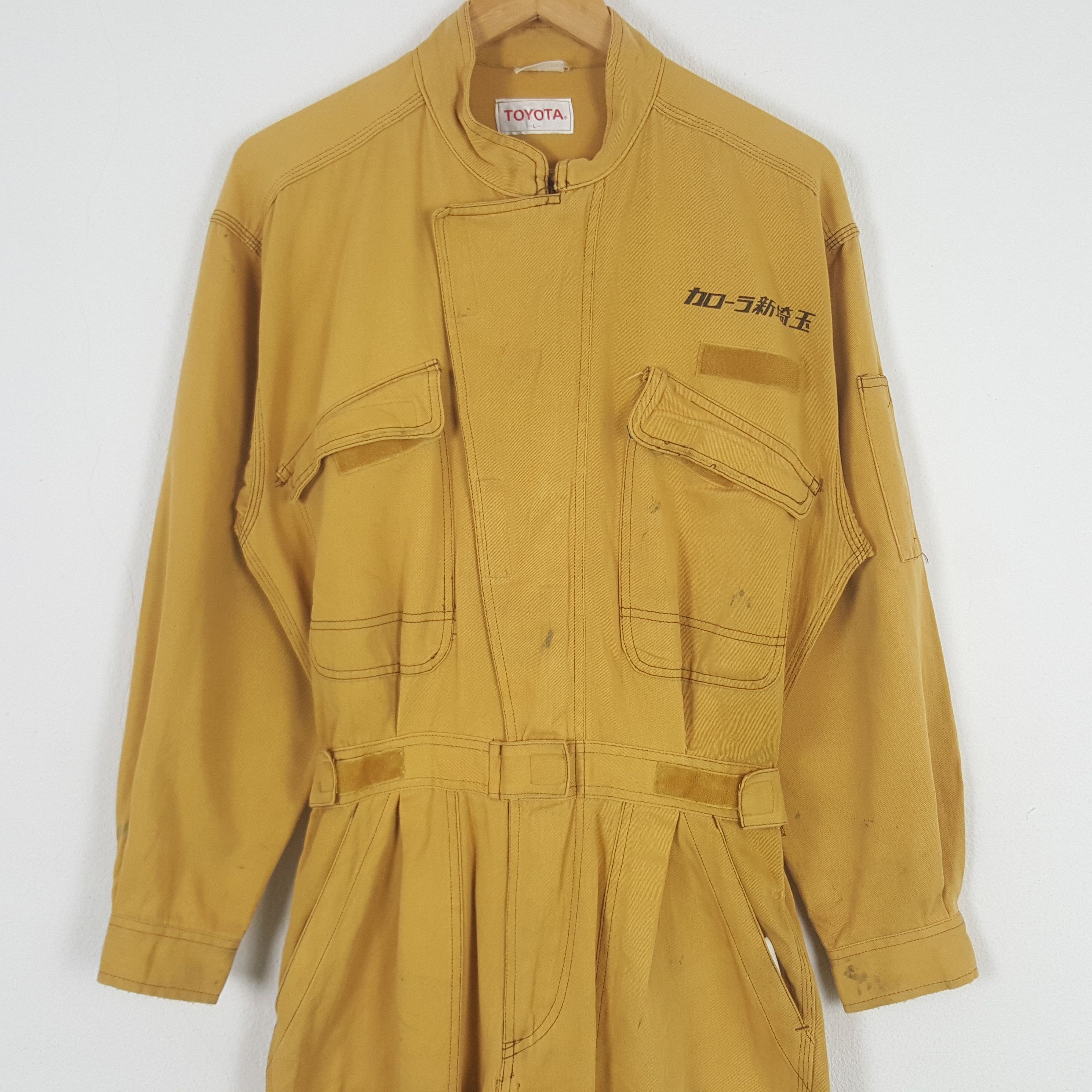 Japanese Brand × Vintage Vintage Toyota Japanese Racing Team Coverall Jacket C286N3 Size US M / EU 48-50 / 2 - 5 Thumbnail