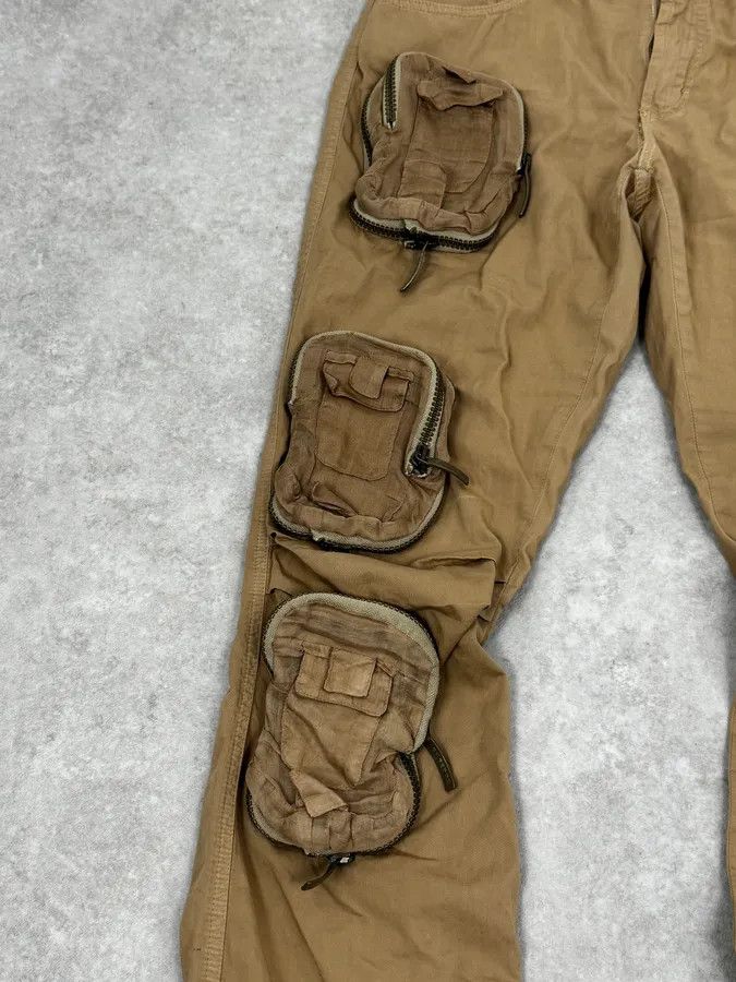 Gianfranco Ferre Gianfranco Ferré Beige Multi-Pockets Cargo Pants Size US 30 / EU 46 - 8 Thumbnail