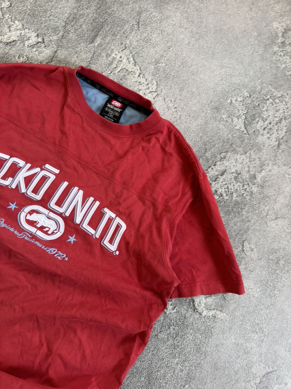 Ecko Unltd. × Vintage Ecko Unltd S big logo tee T-shirt RAP HipHop MMA sk8 Y2K 90s Size US S / EU 44-46 / 1 - 4 Thumbnail