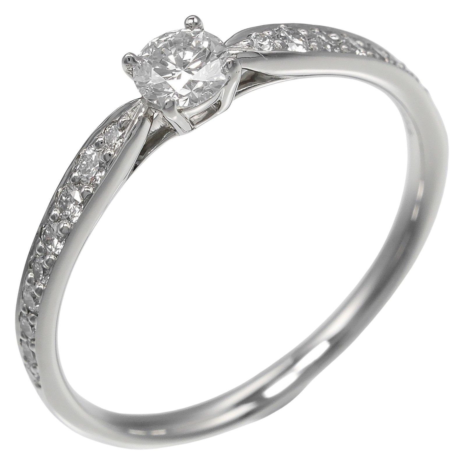 Tiffany & Co. Harmony Solitaire Ring Platinum with RBC Diamond
