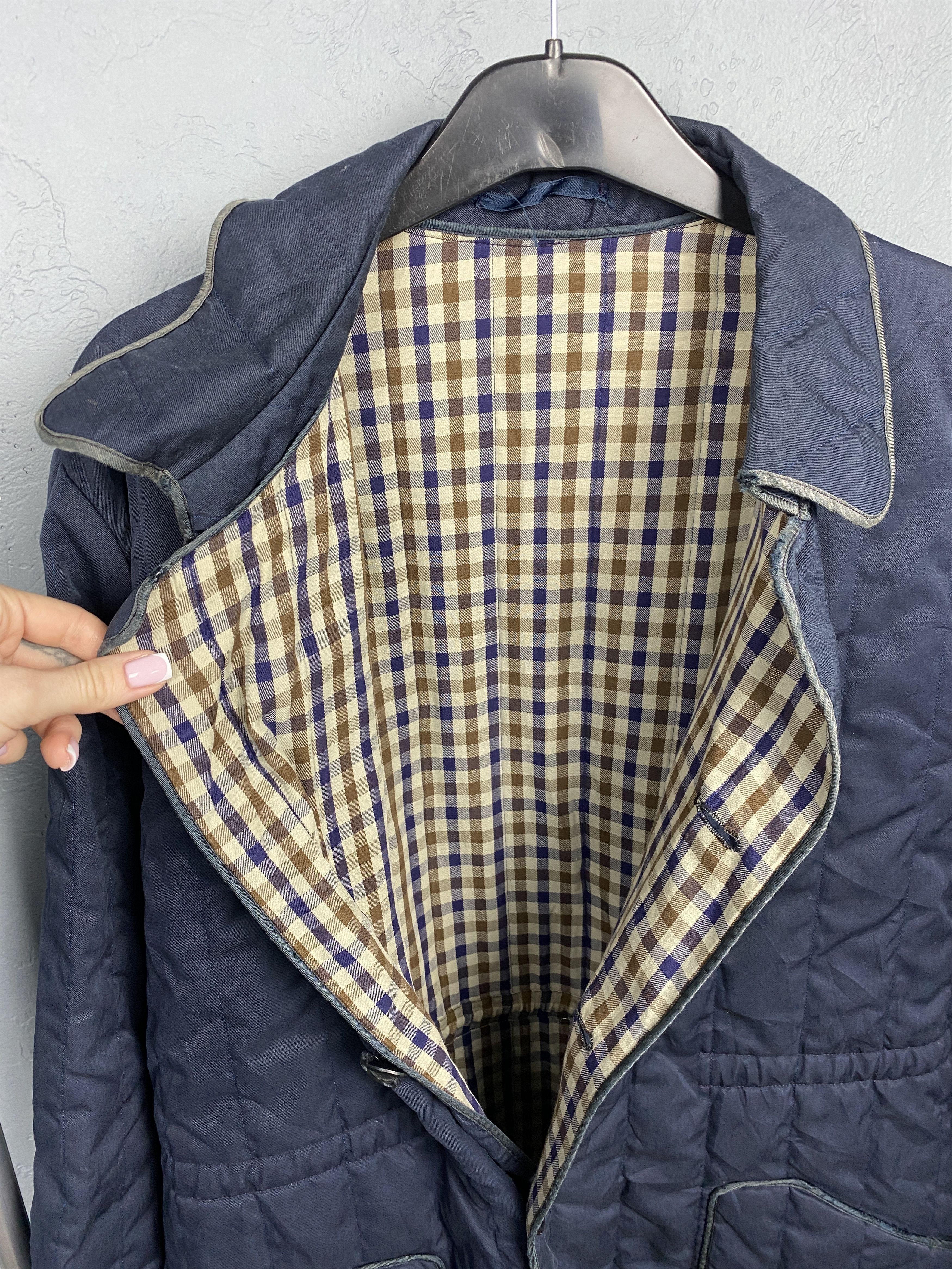 Aquascutum Aquascutum Vintage Mens Quilted Jacket Size US XL / EU 56 / 4 - 6 Thumbnail