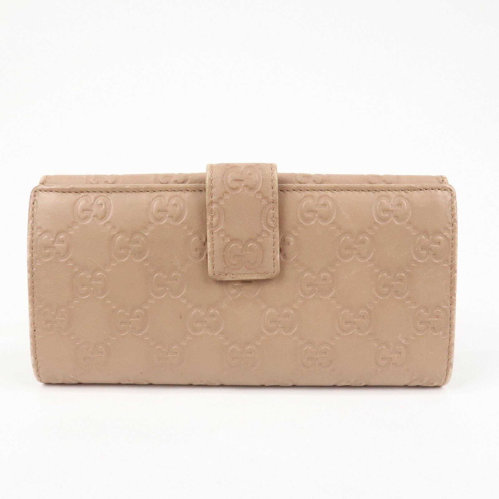 Gucci Gucci Guccissima Interlocking G Leather Wallet Tan Size ONE SIZE - 2 Thumbnail