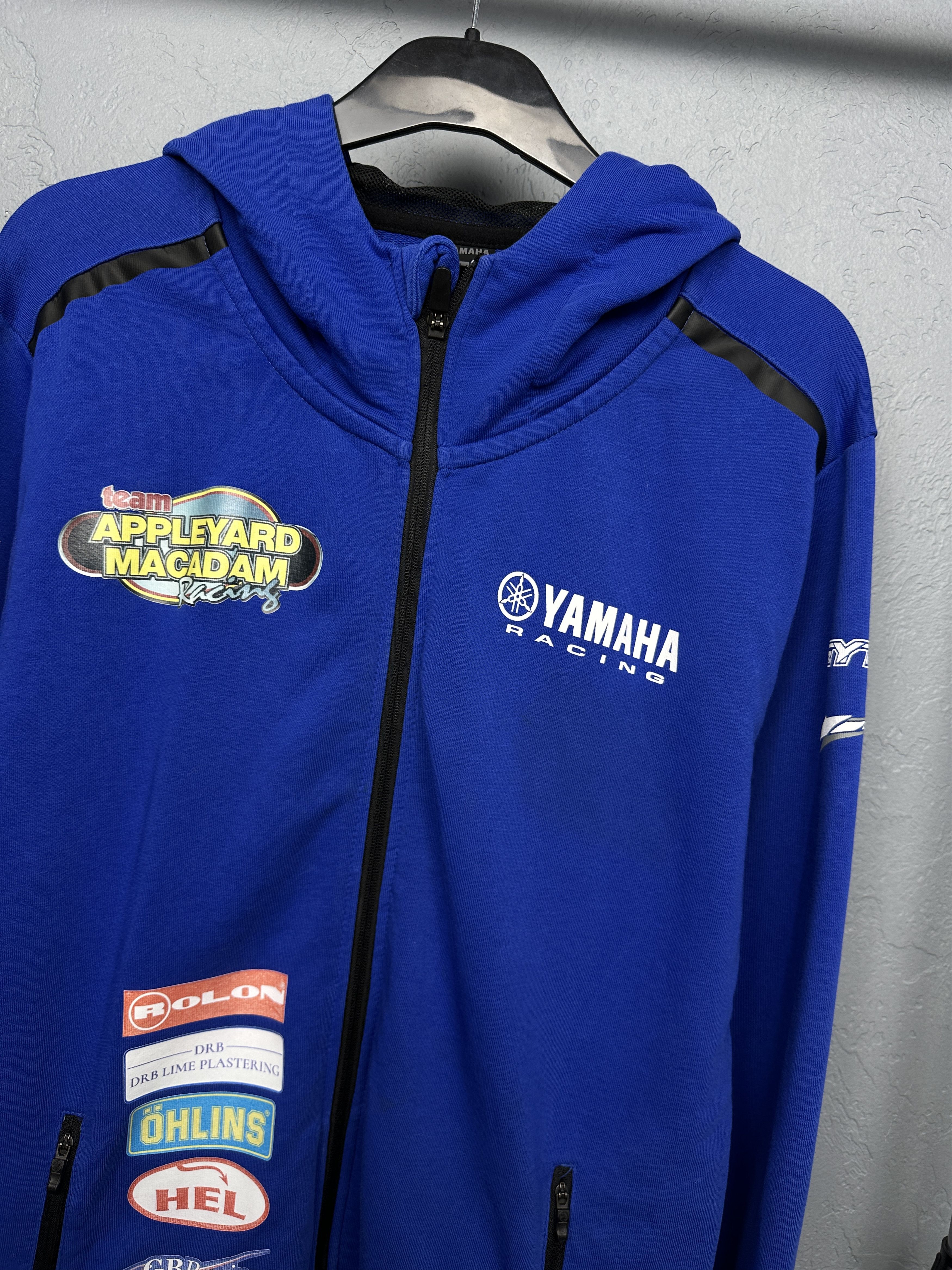 Yamaha Yamaha Racing Team Mens Zip Hoodie Size US XL / EU 56 / 4 - 2 Thumbnail