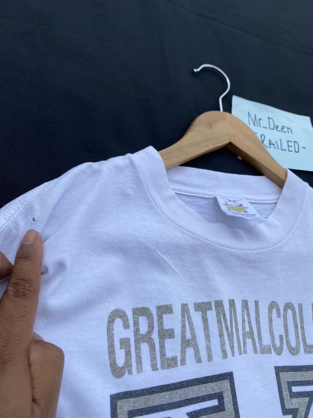 Vintage Rare Vintage Great Malcolmx Freedom US Sports Tshirt Size US L / EU 52-54 / 3 - 12 Thumbnail