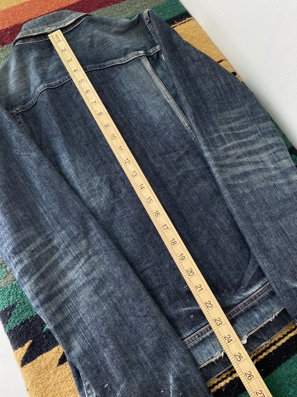Ego Tripping Ego Tripping Distressed Denim Trucker Jacket Japan Size US S / EU 44-46 / 1 - 8 Thumbnail