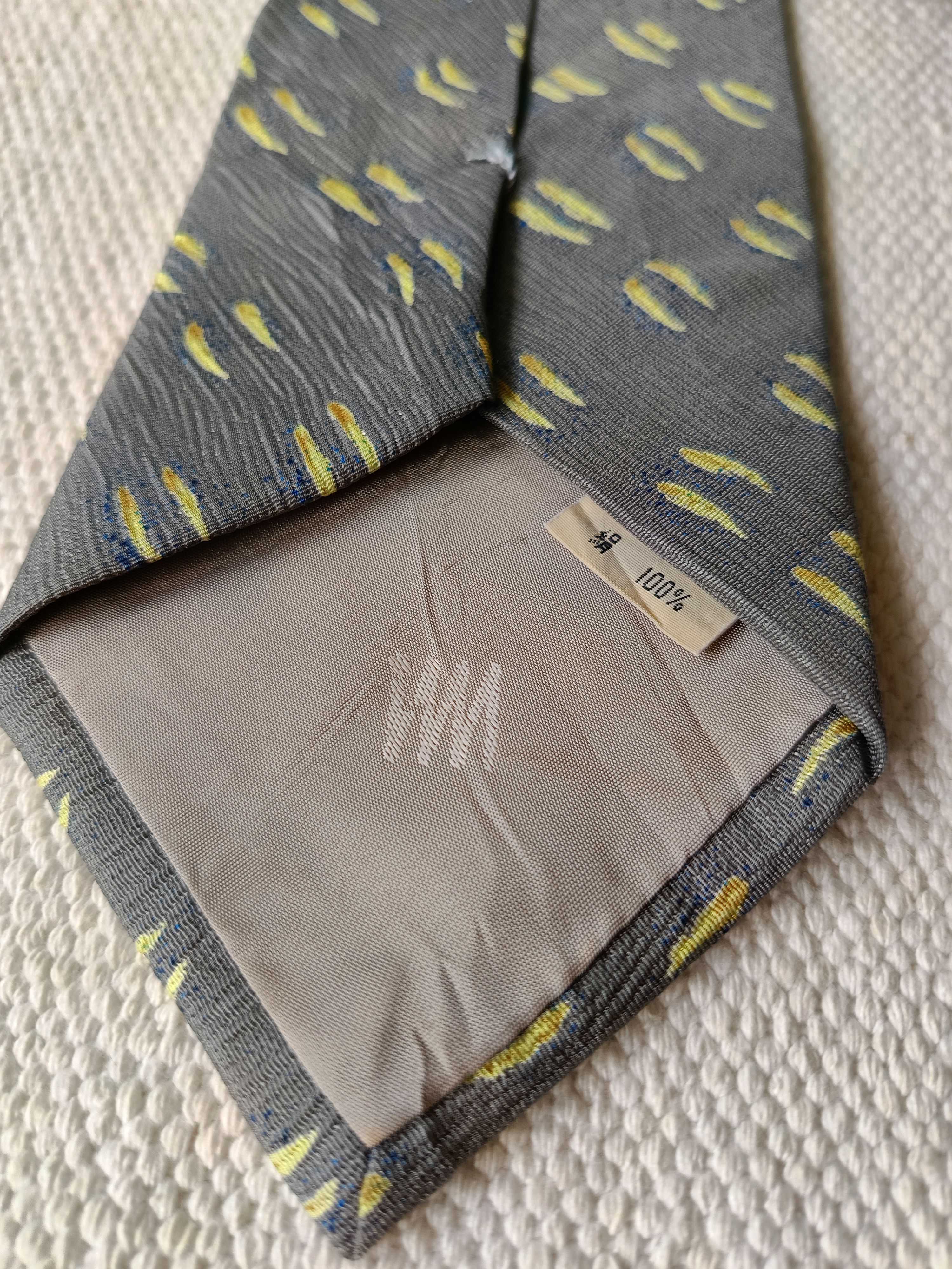 Issey Miyake Issey Miyake IM design studio Japan 90s vintage gray ties Size ONE SIZE - 6 Thumbnail