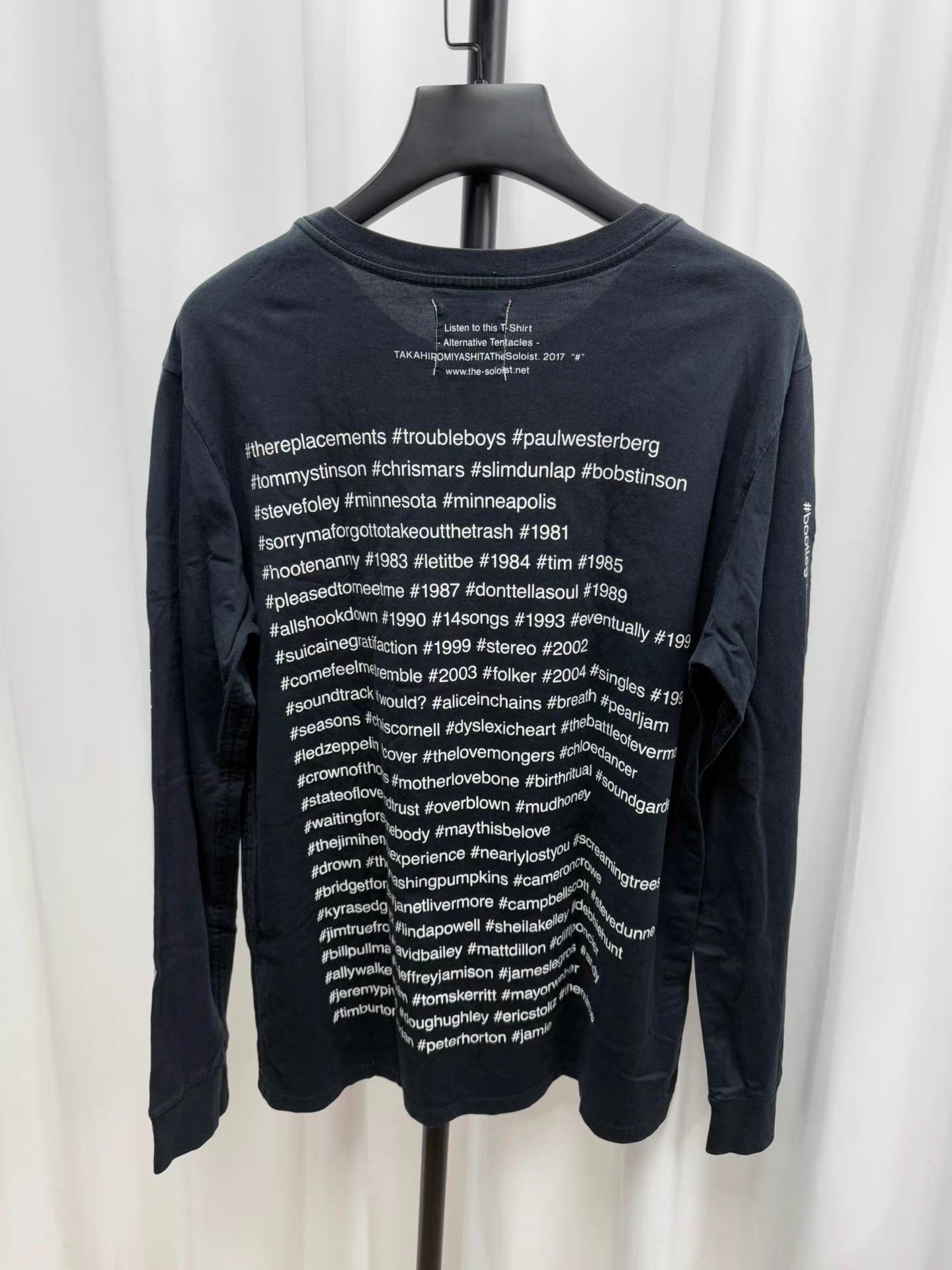 Takahiromiyashita The Soloist. The soloist Lyric Print Long Sleeve K20 Size US M / EU 48-50 / 2 - 5 Thumbnail
