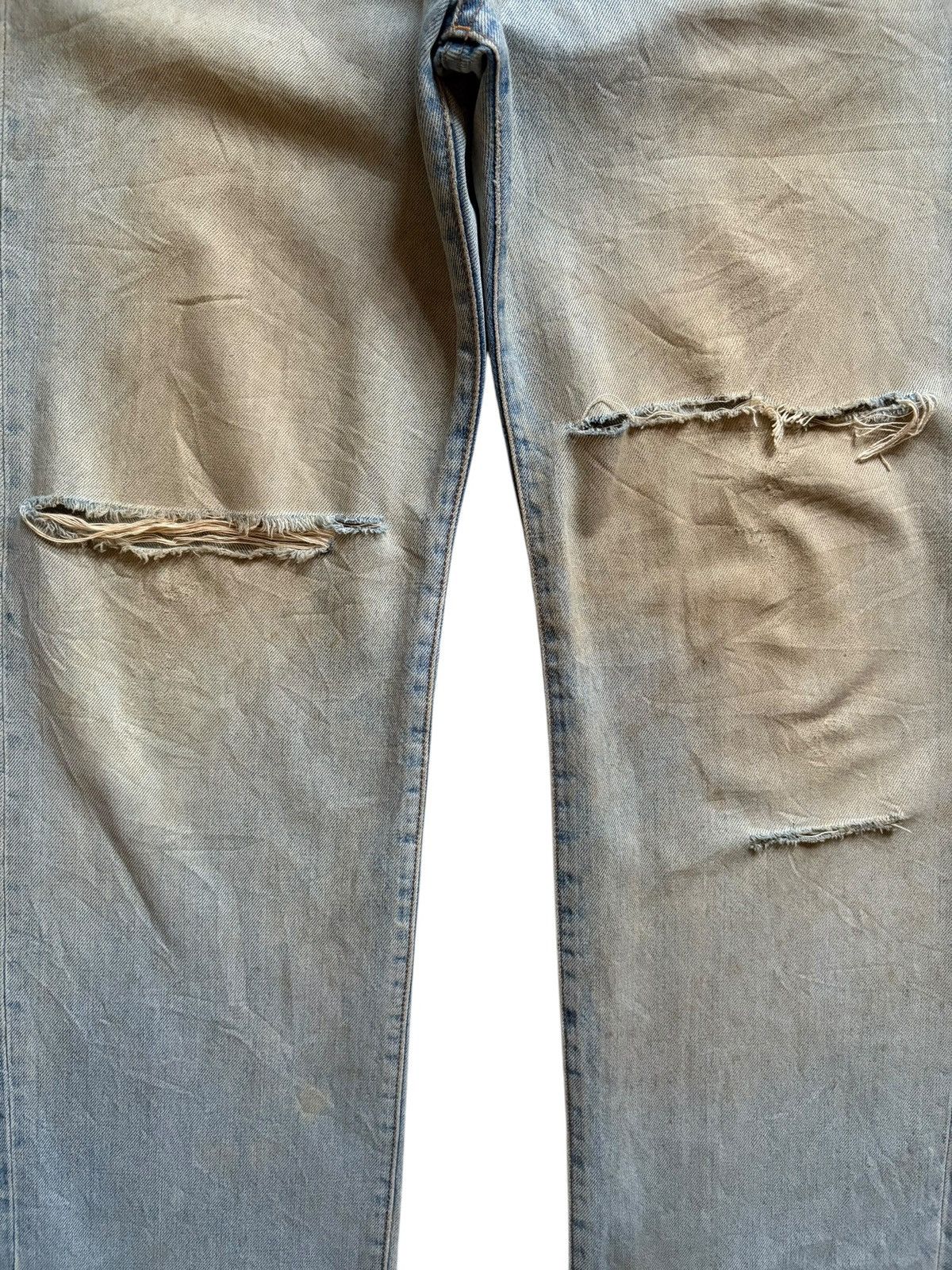 Japanese Brand Vintage Japanese Brand Rusty Mud Wash Distressed Baggy Jeans Size US 31 - 5 Thumbnail