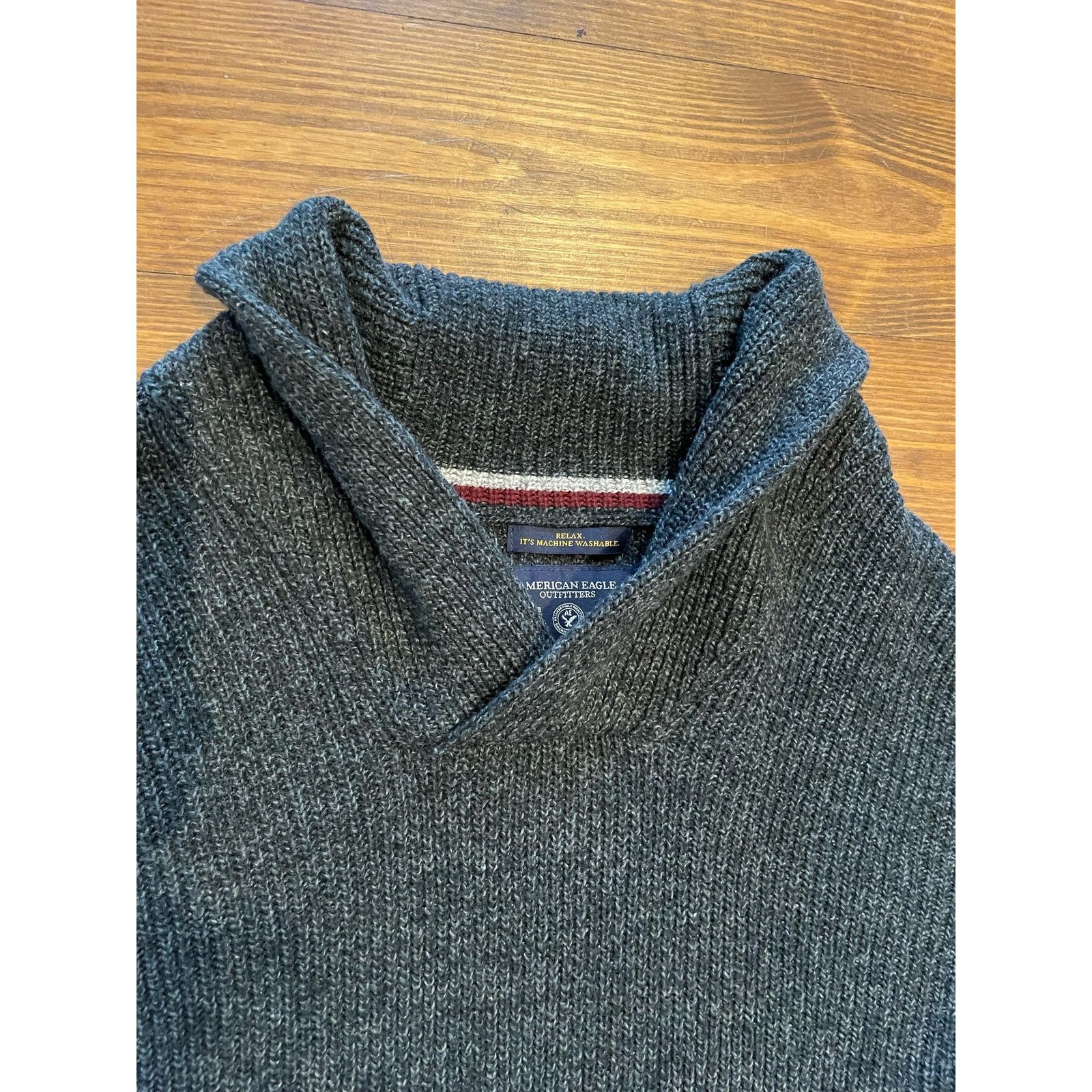 American Eagle Outfitters American Eagle Athletic Wool Blend Men’s sweater, size XL Size US XL / EU 56 / 4 - 6 Thumbnail