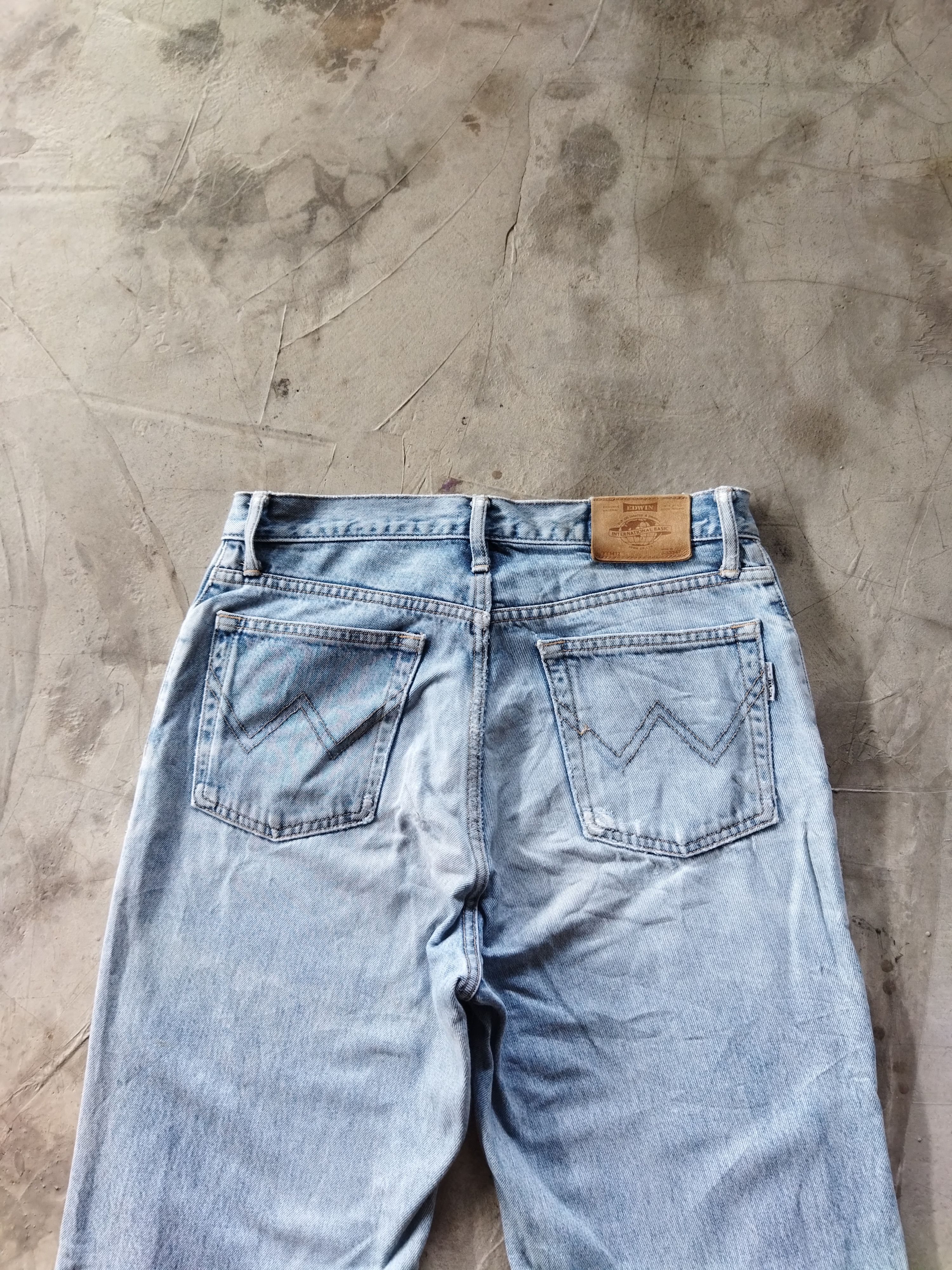Edwin × Vintage VINTAGE EDWIN DISTRESSED LIGHT BLUE JEANS PANTS Size US 30 / EU 46 - 8 Thumbnail
