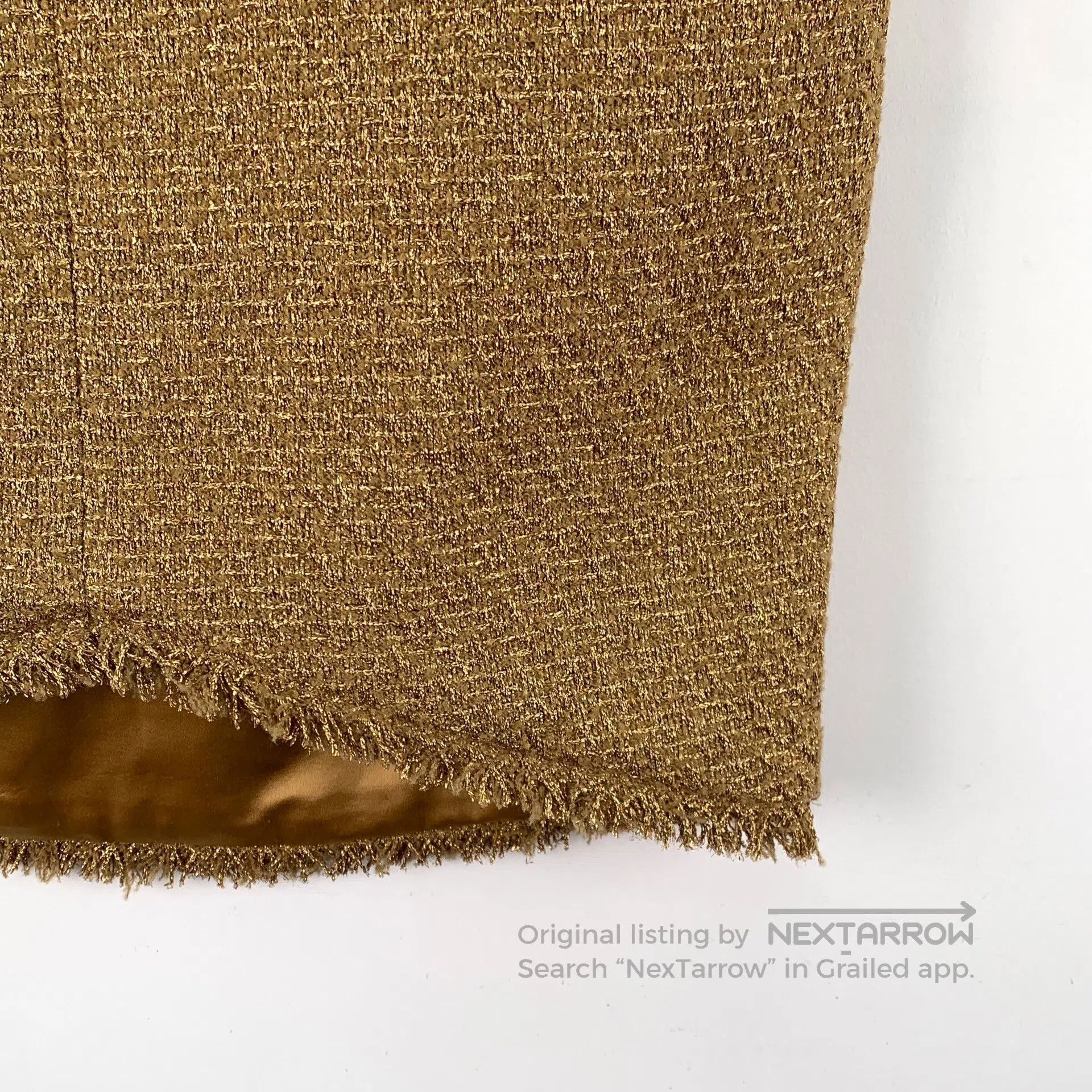 Chanel Chanel Color Woven Tweed Fringe Design Casual Skirt| Size 37" - 4 Thumbnail