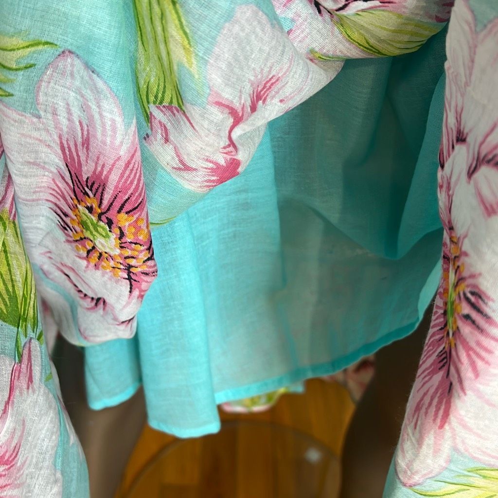KTZ NWT Debbie Katz Lulu Dress Cotton Bohemian Floral (008) Size S / US 4 / IT 40 - 10 Thumbnail