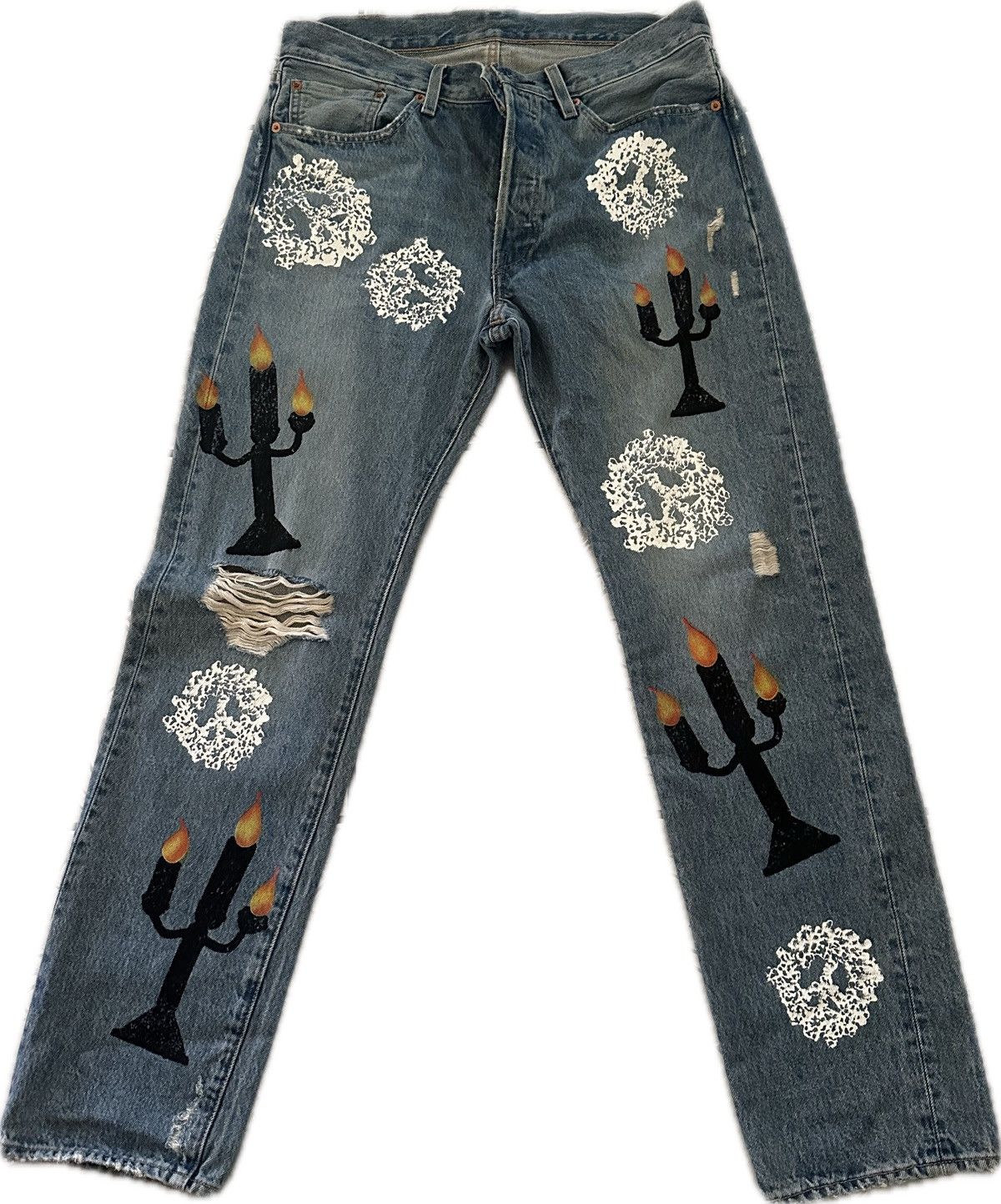 DENIM TEARS DENIM TEARS x Virgil Abloh “Message in a Tear” Size US 33 - 1 Thumbnail