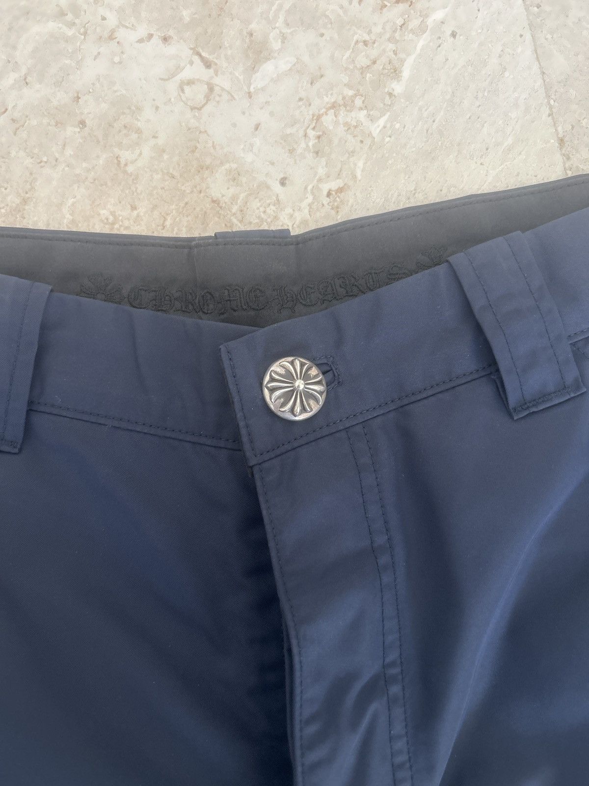Chrome Hearts Chrome Hearts Blue Carpenters with Yellow Patch and Leather Size US 34 / EU 50 - 5 Thumbnail