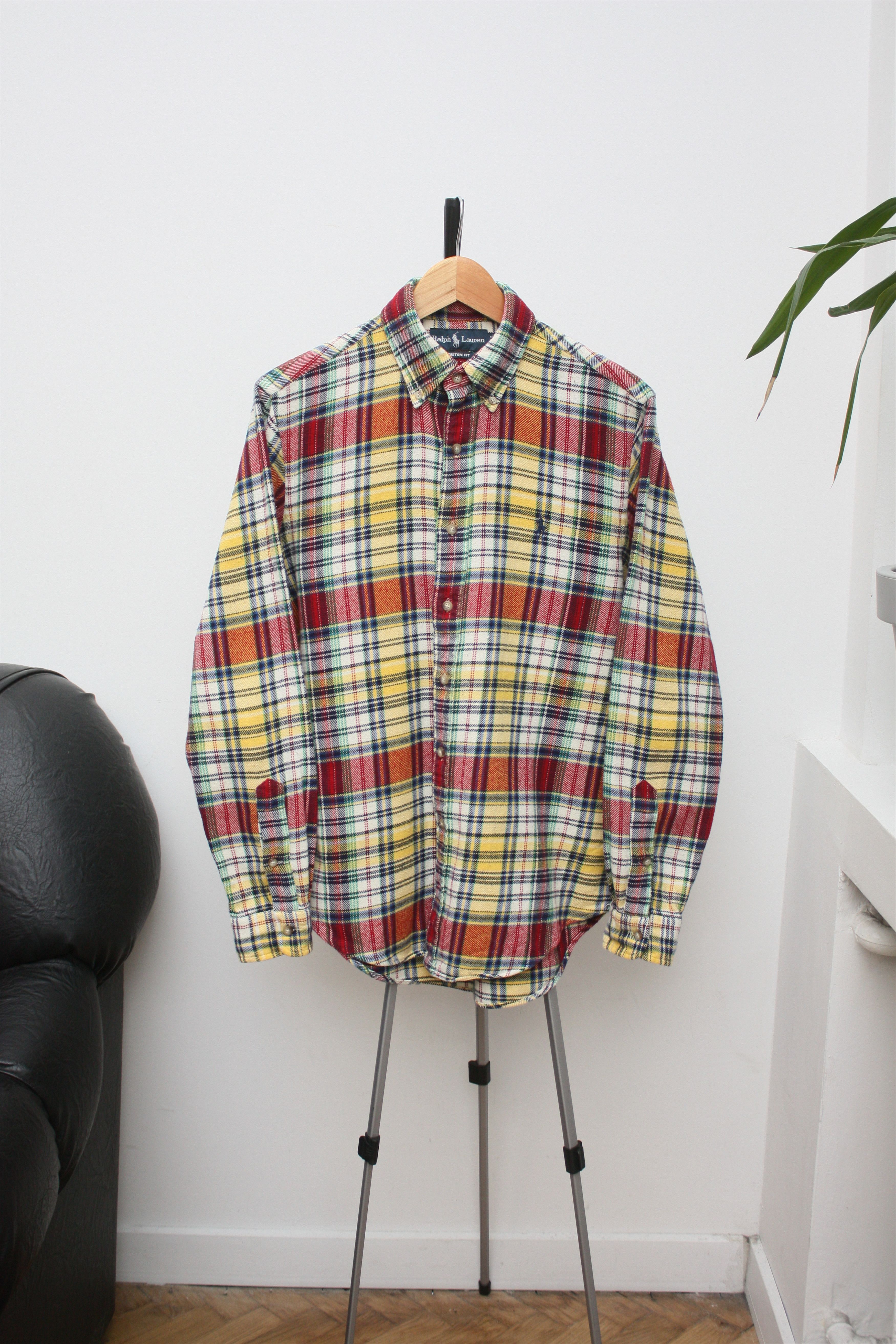 Ralph Lauren Ralph Laurent Thick Checlered Flannel Vintage Shirt Medium Size US M / EU 48-50 / 2 - 2 Thumbnail