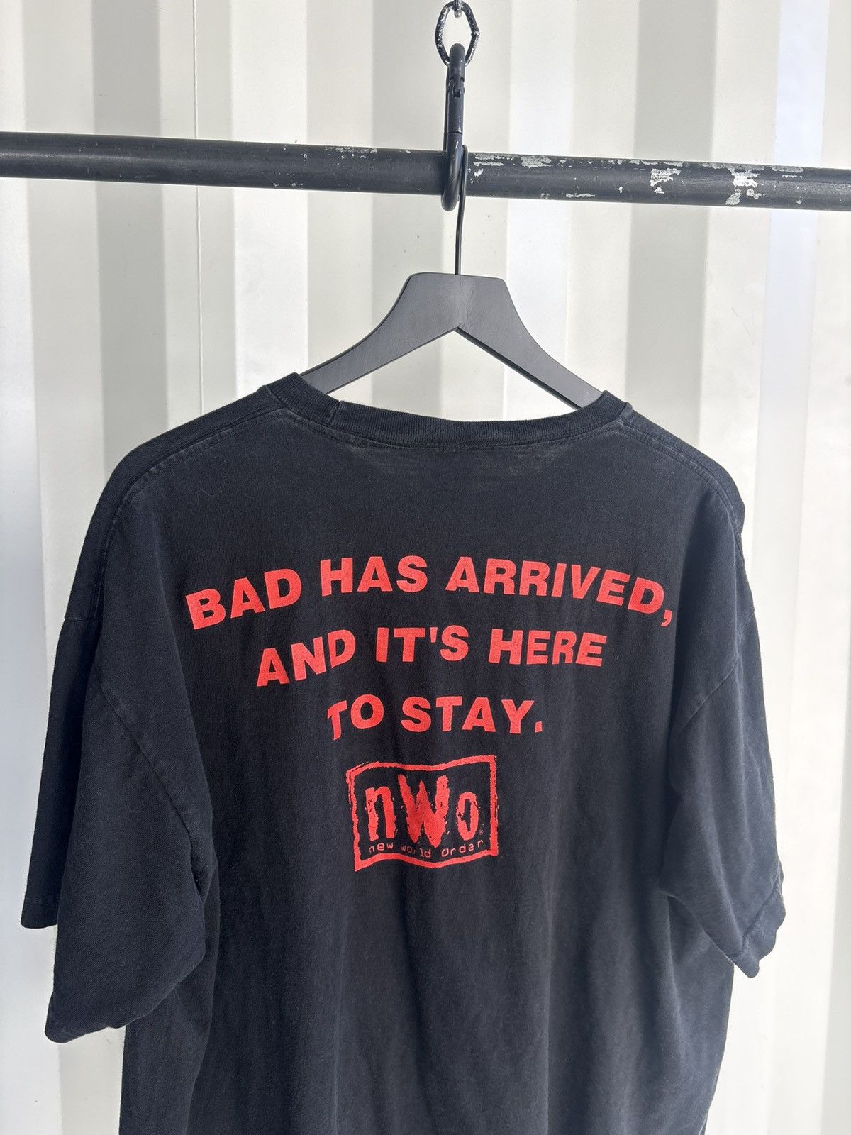 Vintage Thrashed NWO Bad Has Arrived Faded Distressed Shirt GRUNGE Size US XL / EU 56 / 4 - 5 Thumbnail
