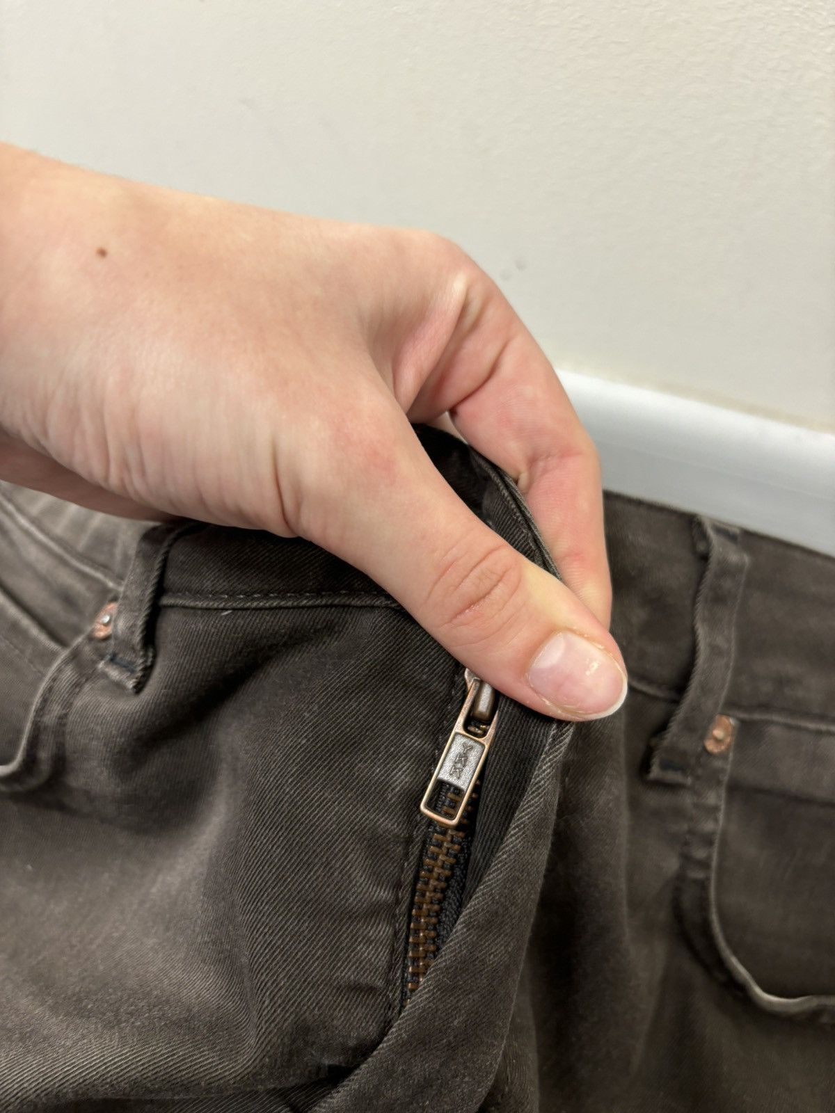 Acne Studios Acne Studios Hex Brown Ups Brown Slim Straight Denim Jeans Size 30" / US 8 / IT 44 - 7 Thumbnail