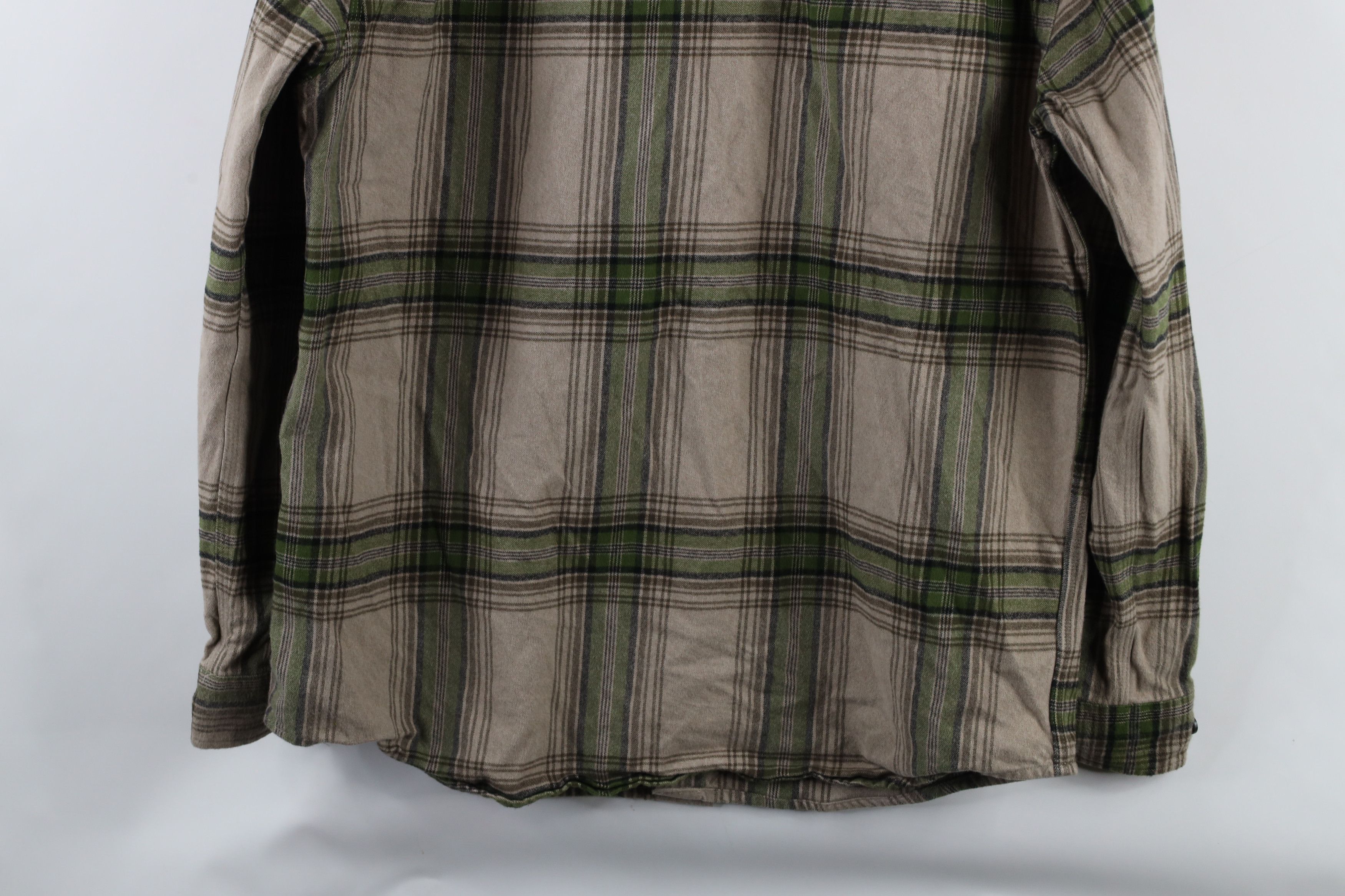 Carhartt × Vintage Vintage Carhartt Fit Heavyweight Flannel Button Shirt Plaid Size ONE SIZE - 11 Thumbnail
