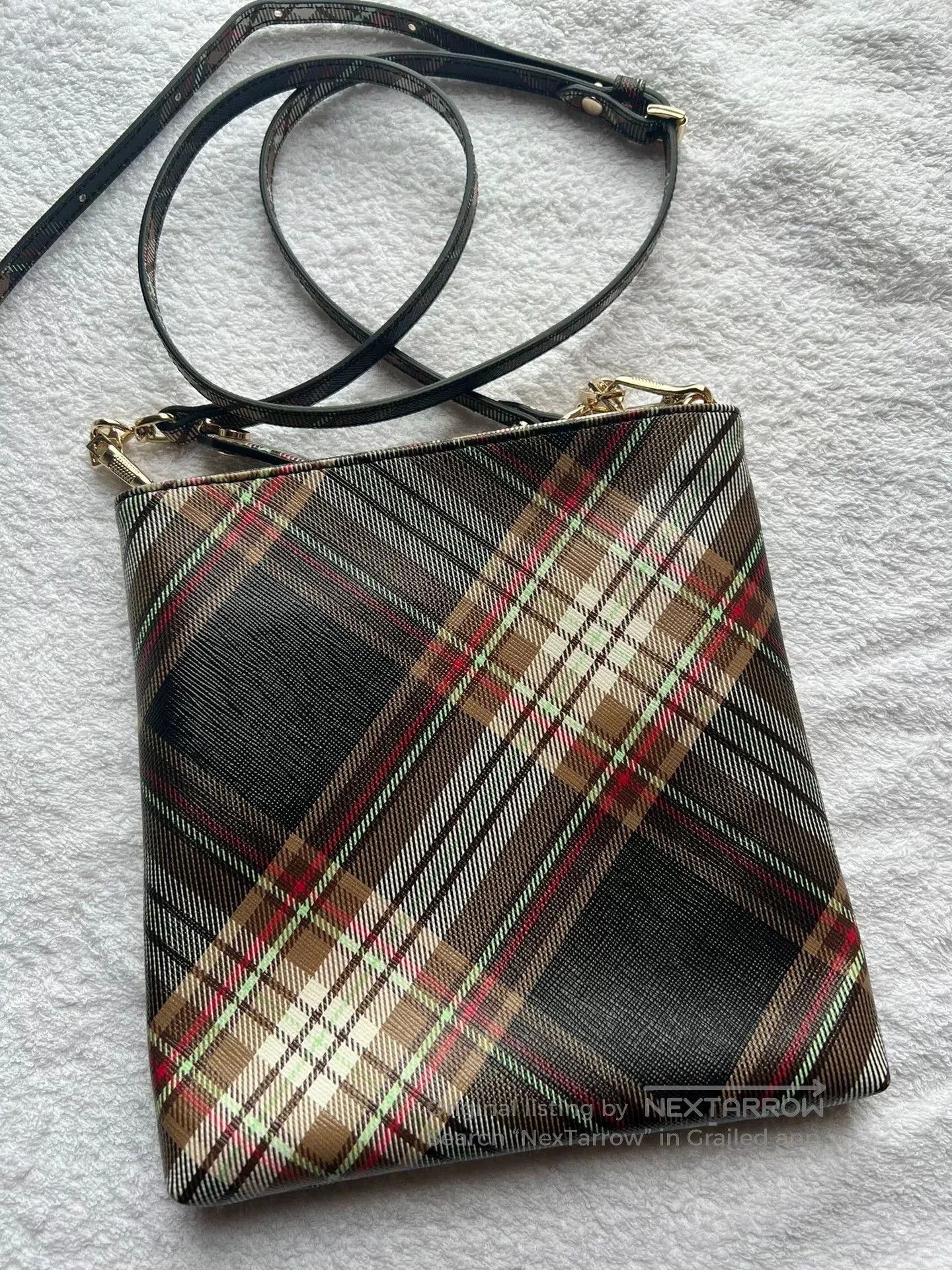 Vivienne Westwood Vivienne Westwood Saturn Plaid Crossbody. Size ONE SIZE - 2 Thumbnail