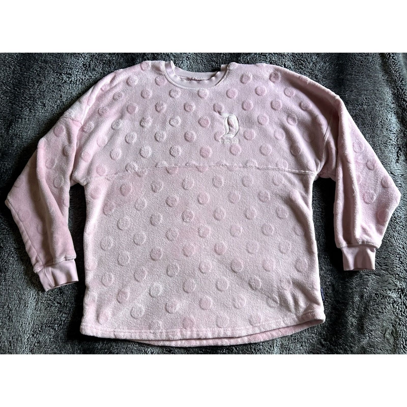 Disney Disney Parks Walt Disney World Spirit Jersey Pink Piglet Polka Dot XL Womens Pullover Jersey Long Sleeve Shirt Size XL / US 12-14 / IT 48-50 - 2 Thumbnail