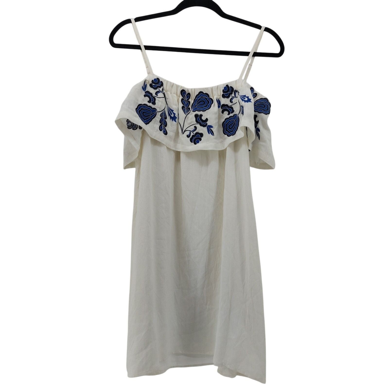 Other The Impeccable Pig White Embroidered Sz M Shoulder Capesina Size M / US 6-8 / IT 42-44 - 1 Thumbnail