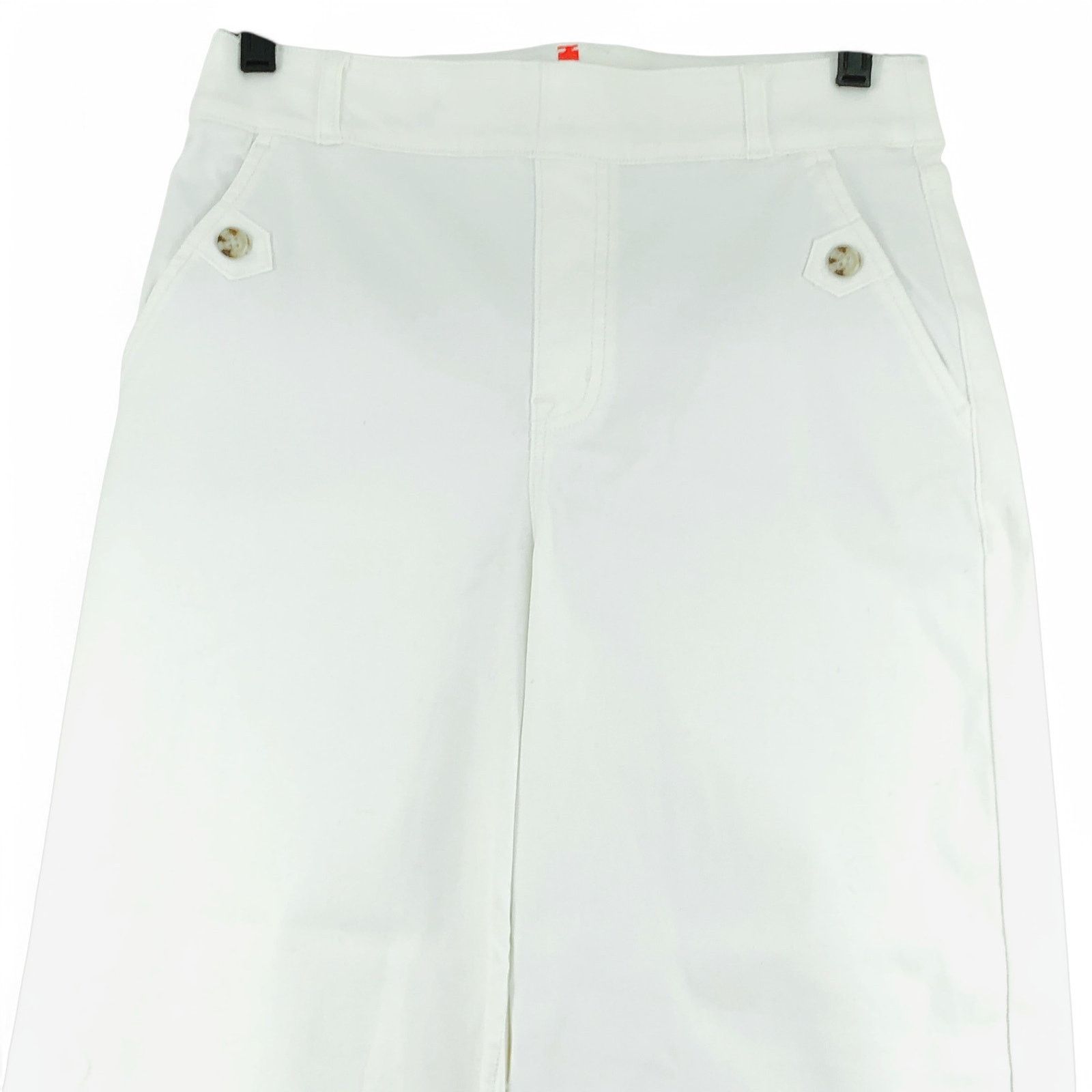 Spanx Spanx Size M Pants Twill Pull On Cropped Stretch White Size 29" - 2 Thumbnail