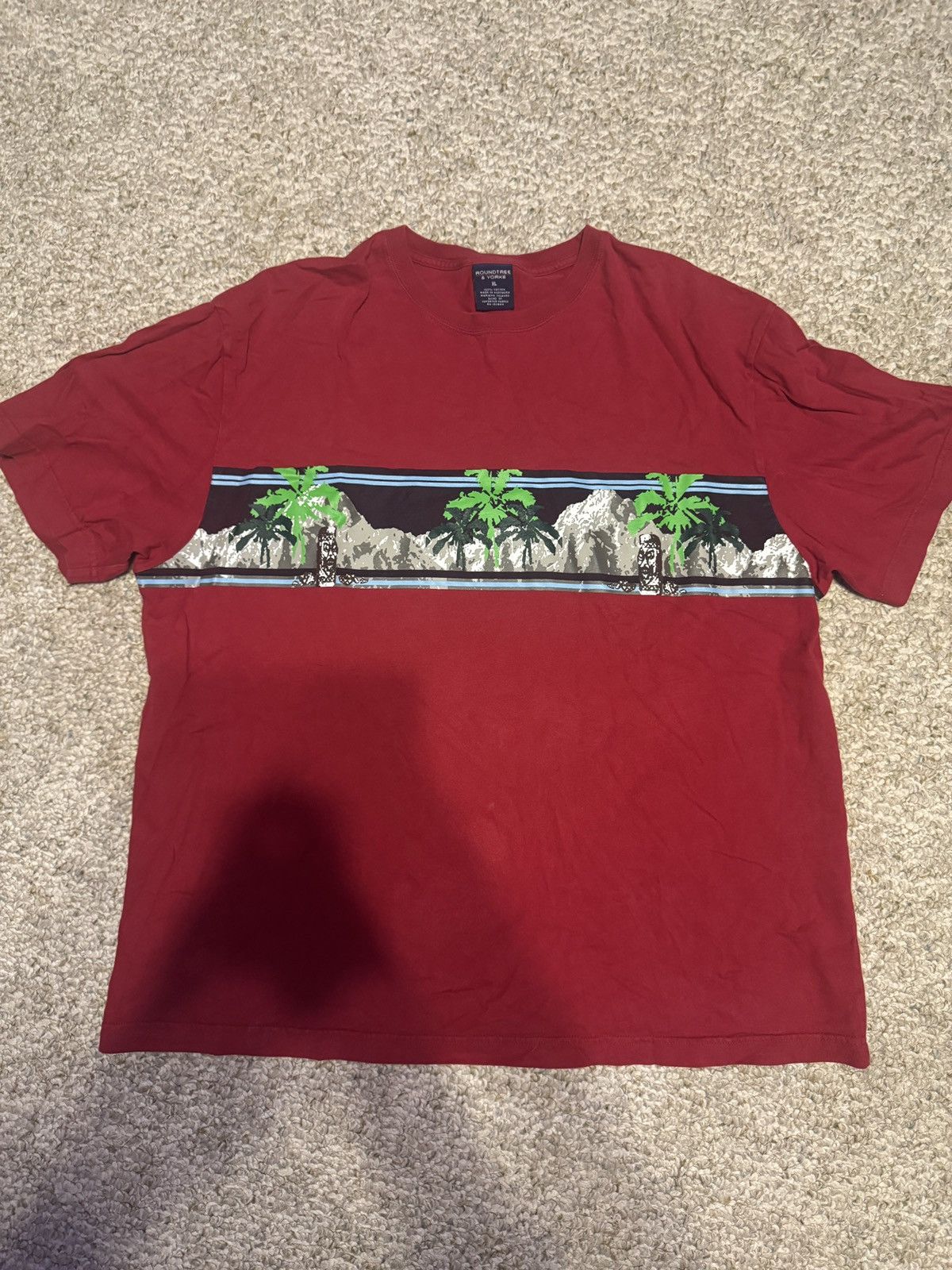 Roundtree & Yorke Tiki T-shirt Size US XL / EU 56 / 4 - 2 Thumbnail