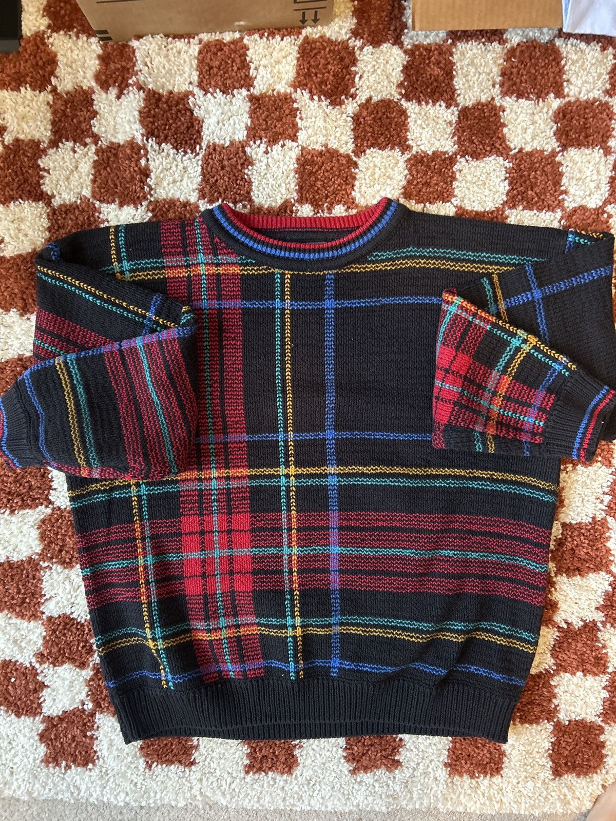 Vintage Vintage Knit Sweater Size US L / EU 52-54 / 3 - 1 Thumbnail