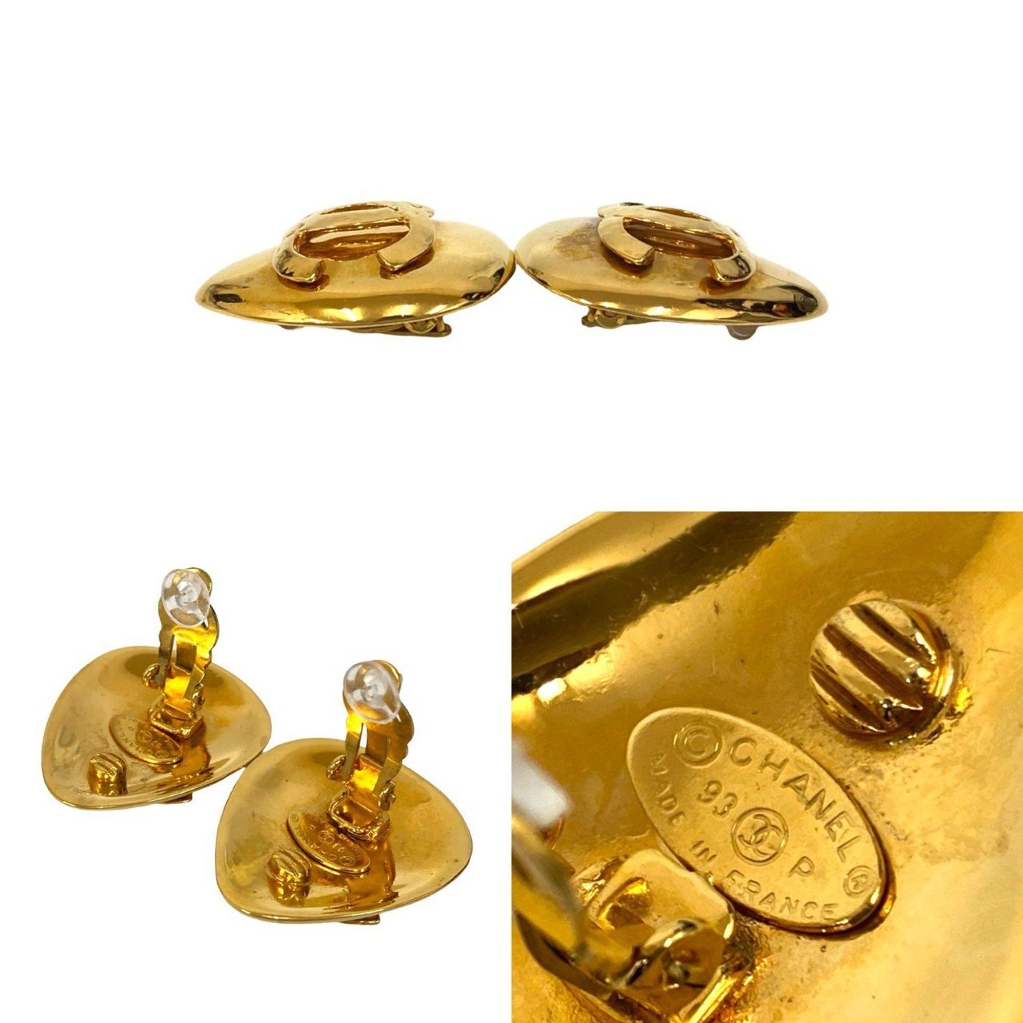Chanel CHANEL Coco Mark GP Earrings and Ear Cuffs, Gold, f77-6 Size ONE SIZE - 1 Thumbnail