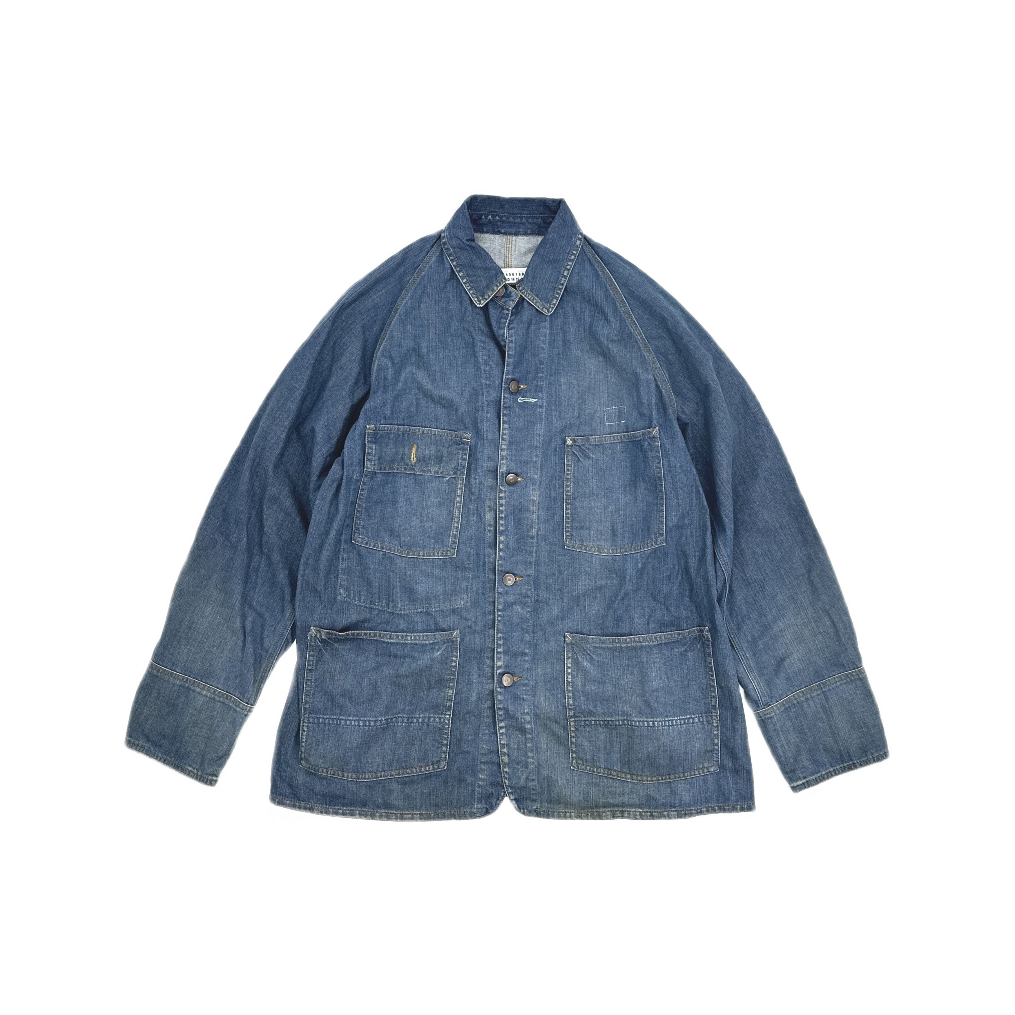 Maison Margiela Maison Margiela Indigo Denim Jacket Size 48 Size US M / EU 48-50 / 2 - 1 Thumbnail
