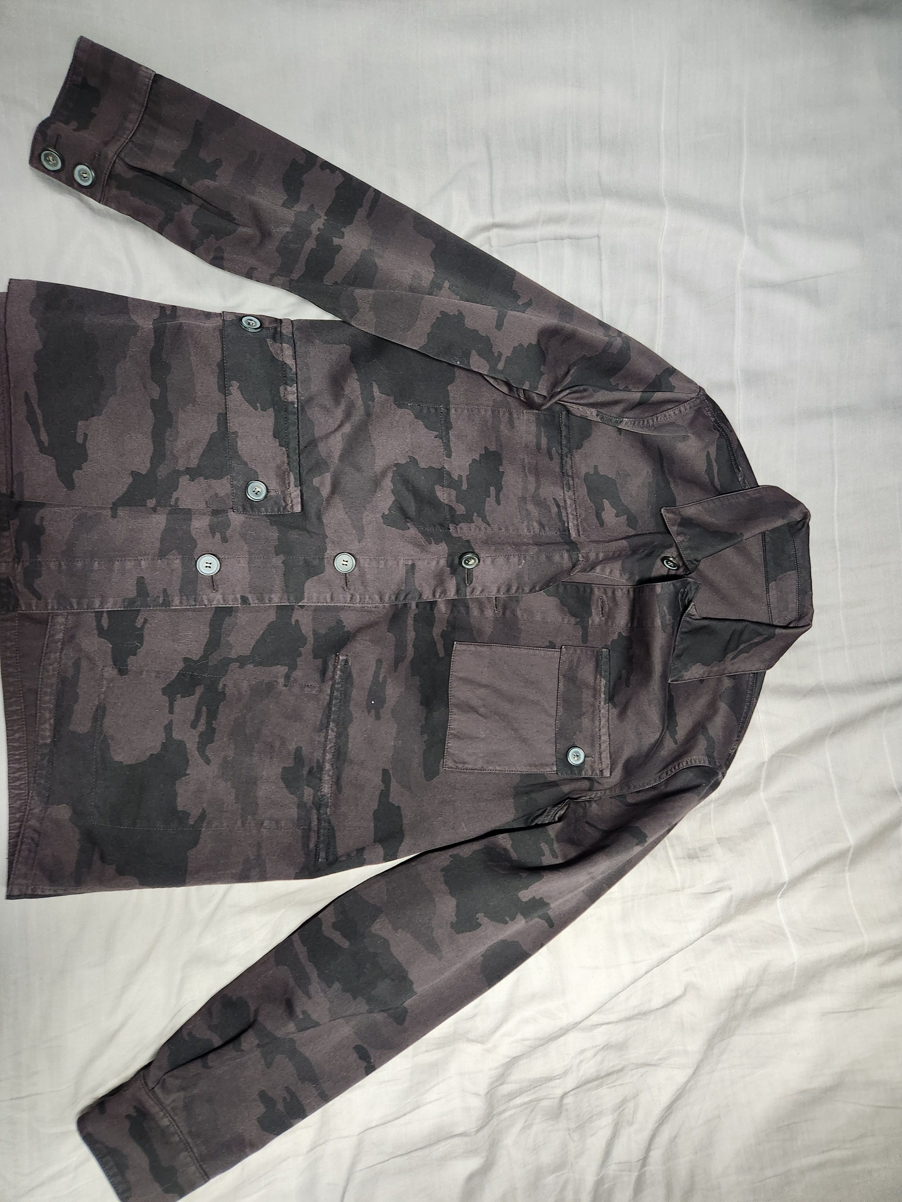 image of Acne Studios Reversible Brown/camo Men's Jacket in Brown Camo (Size Small)