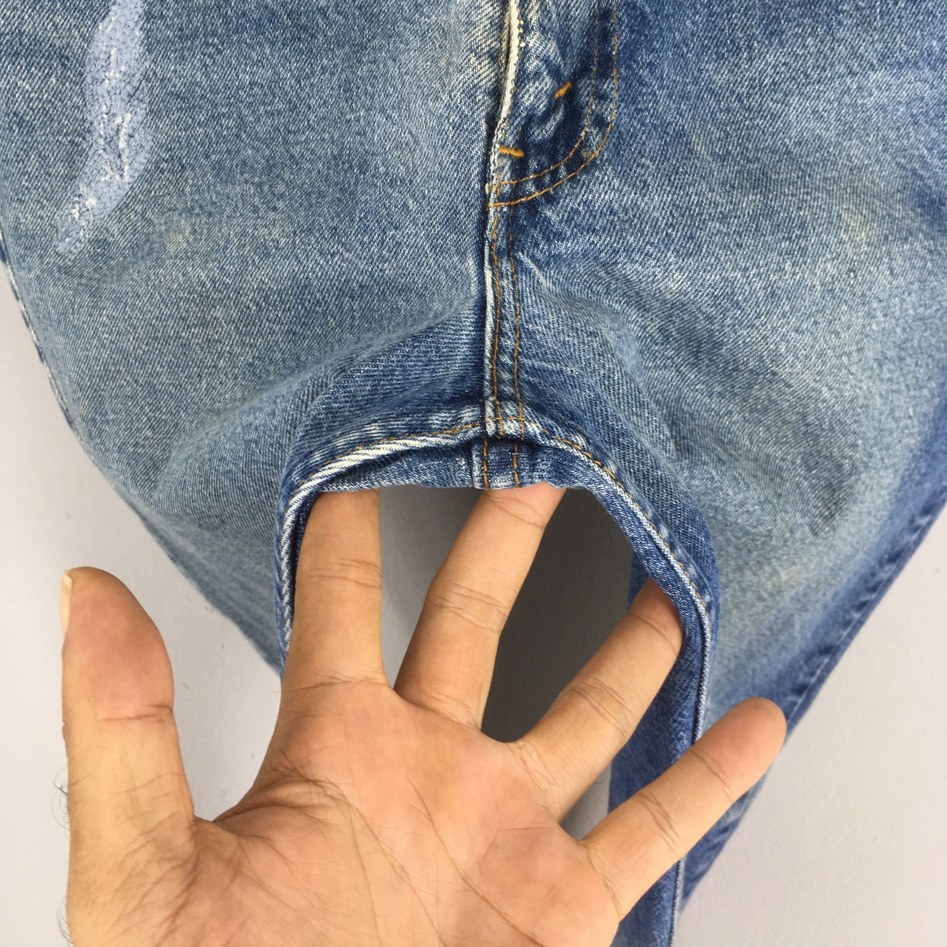 Levi's ize 30x31.5 Vintage Levi's Bootcut Flared Orange Tab Jeans Size US 30 / EU 46 - 5 Thumbnail