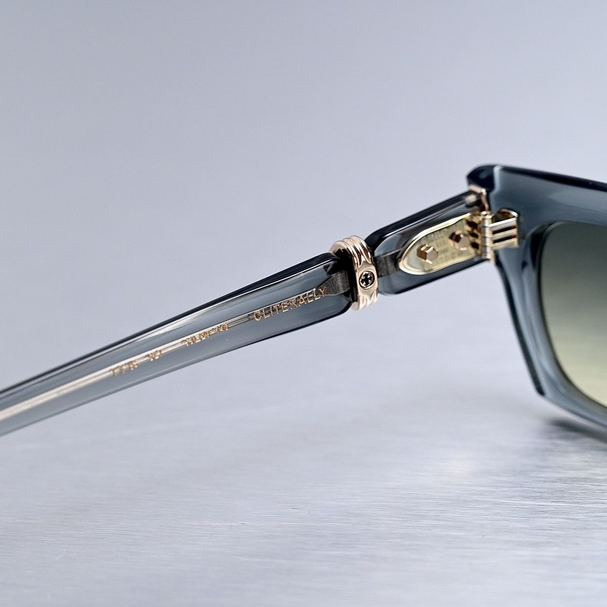 Chrome Hearts CHROME HEARTS CLITERALLY SLATED SUNGLASSES Size ONE SIZE - 7 Thumbnail