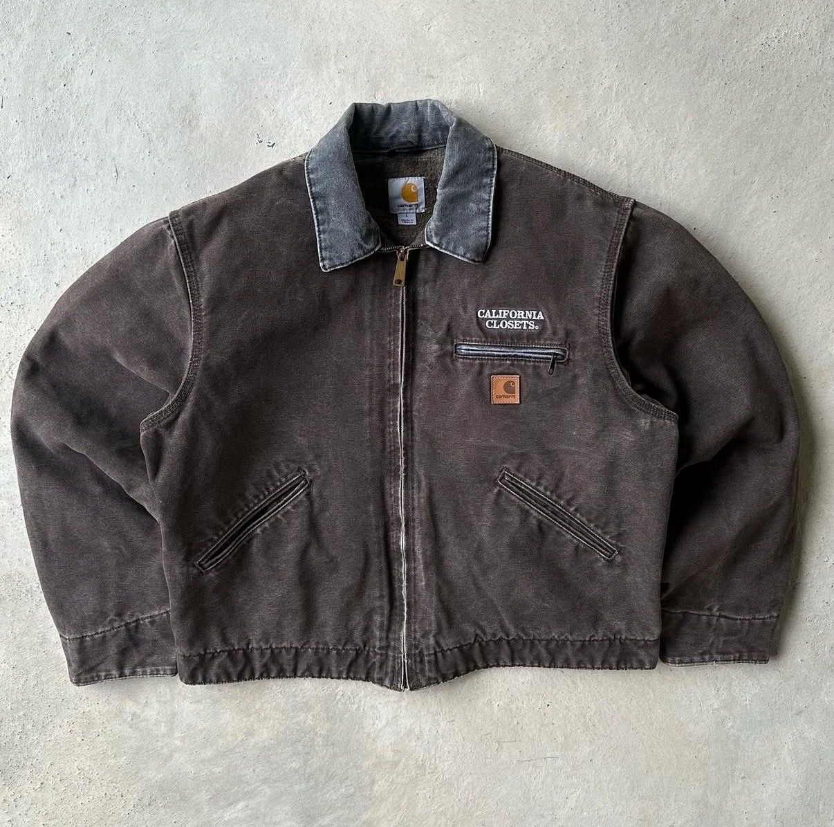 Carhartt Carhartt Detroit Jacket Faded Vintage Size US L / EU 52-54 / 3 - 2 Thumbnail