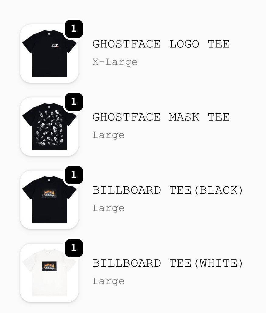 Fuck The Population FTP GHOST FACE LOGO TEE (WHITE) Size US L / EU 52-54 / 3 - 3 Thumbnail