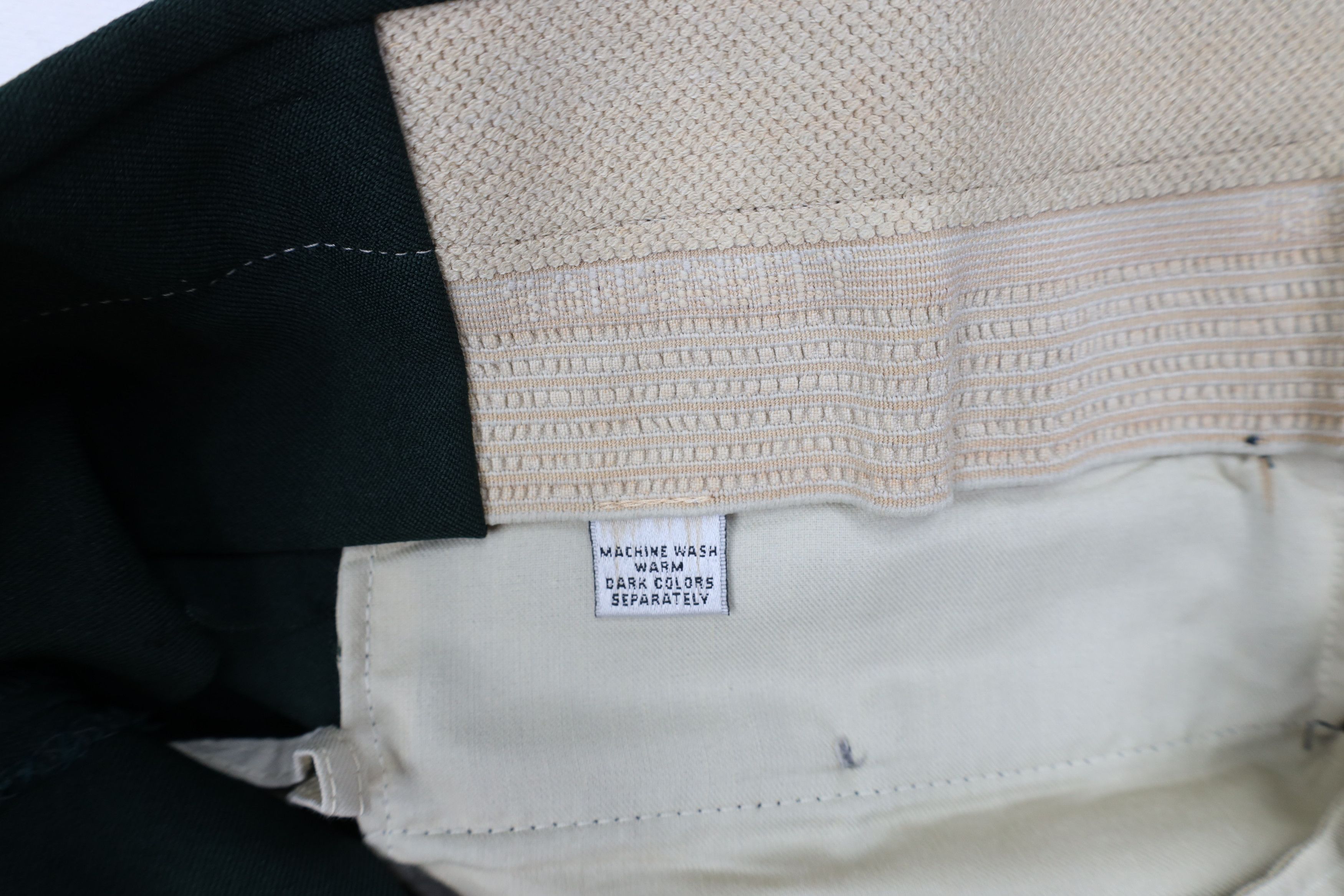 Vintage Vintage 70s Streetwear Flared Wide Leg Chino Pants Green USA Size US 40 / EU 56 - 7 Thumbnail