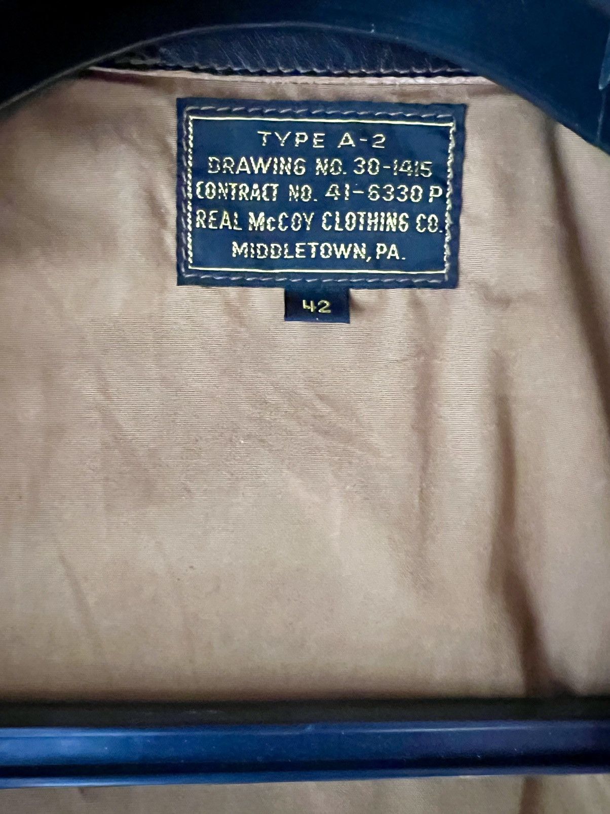 The Real McCoy's The Real McCoy’s A-2 Jacket MJ22001 Size 42 Size US XS / EU 42 / 0 - 4 Thumbnail