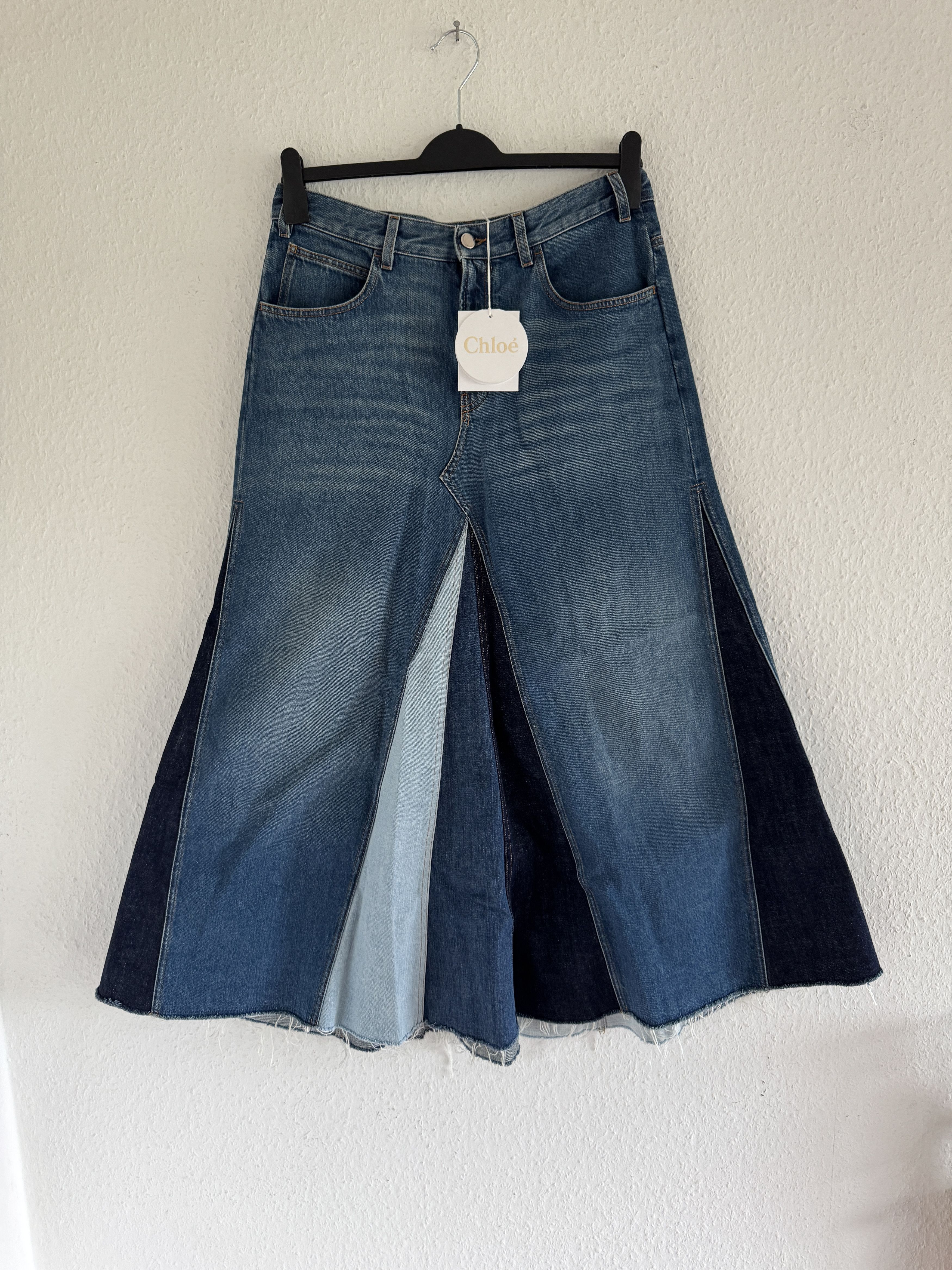 Chloe Blue Denim Skirt – Size 42 Size 30" / US 8 / IT 44 - 1 Thumbnail
